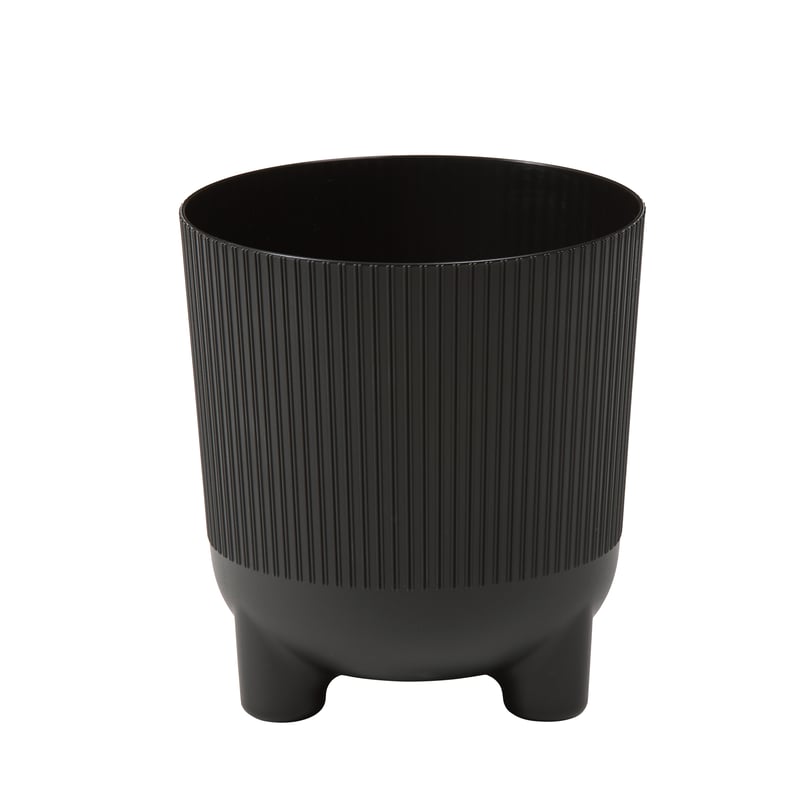 Osłonka doniczki Aria Jumper 18cm czarna Lamela