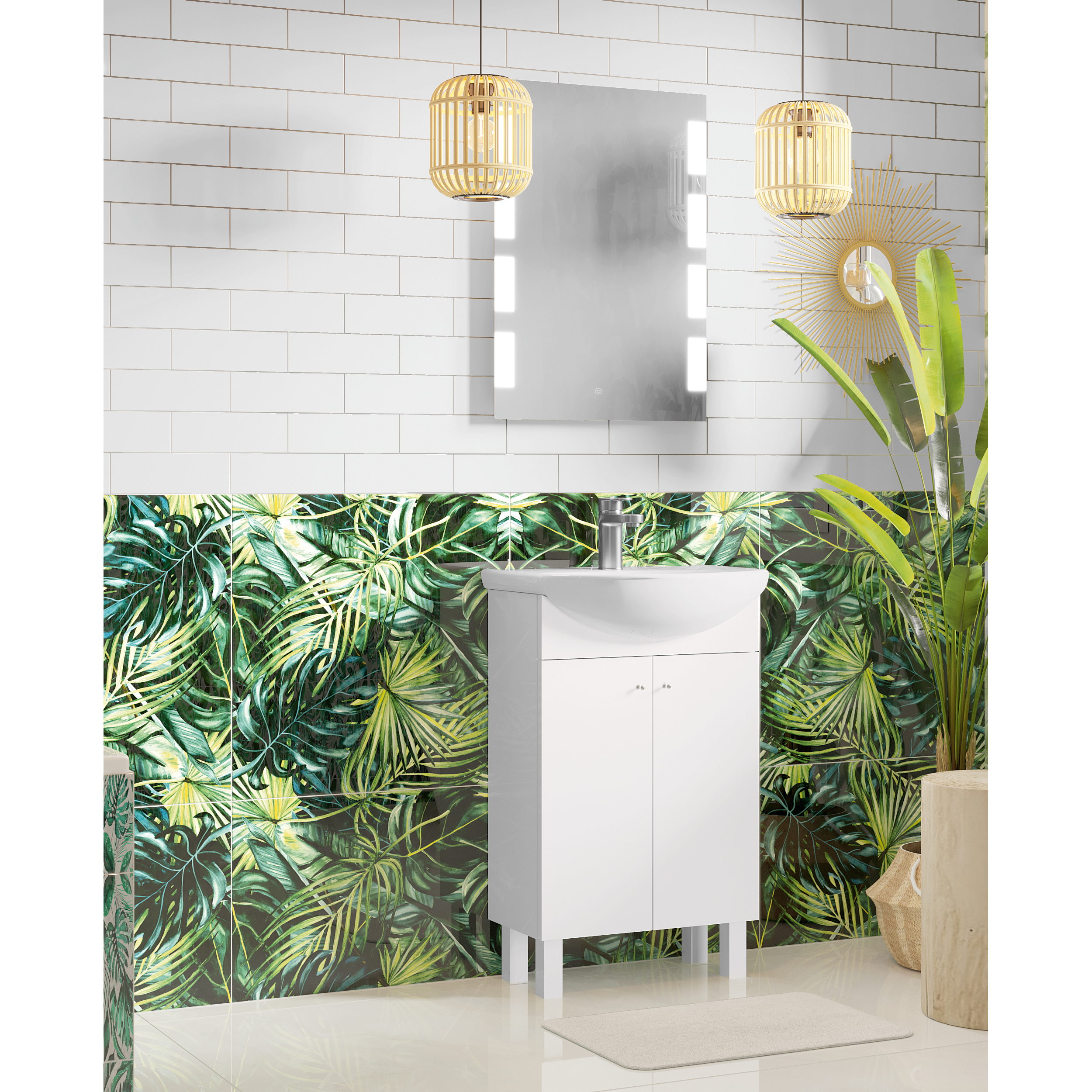 Lustro z wbudowanym oświetleniem IKAR 50 x 70 VENTI - 10