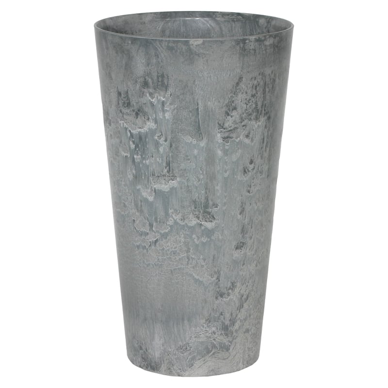 Doniczka plastikowa Claire Vase śr.28cm szara