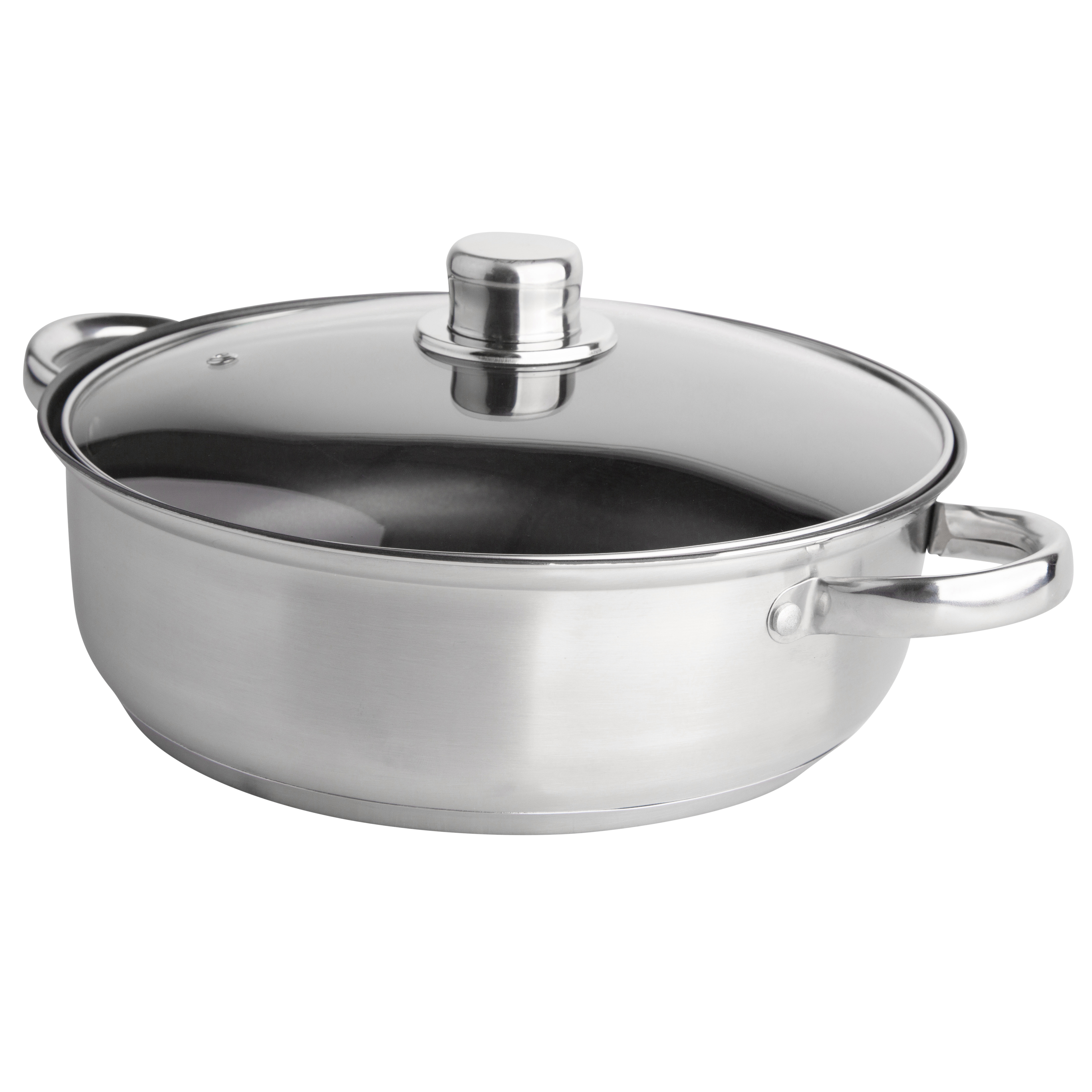 Rondel ze stali nierdzewnej Fabio z pokrywką szklaną 3.5 l Altom Design