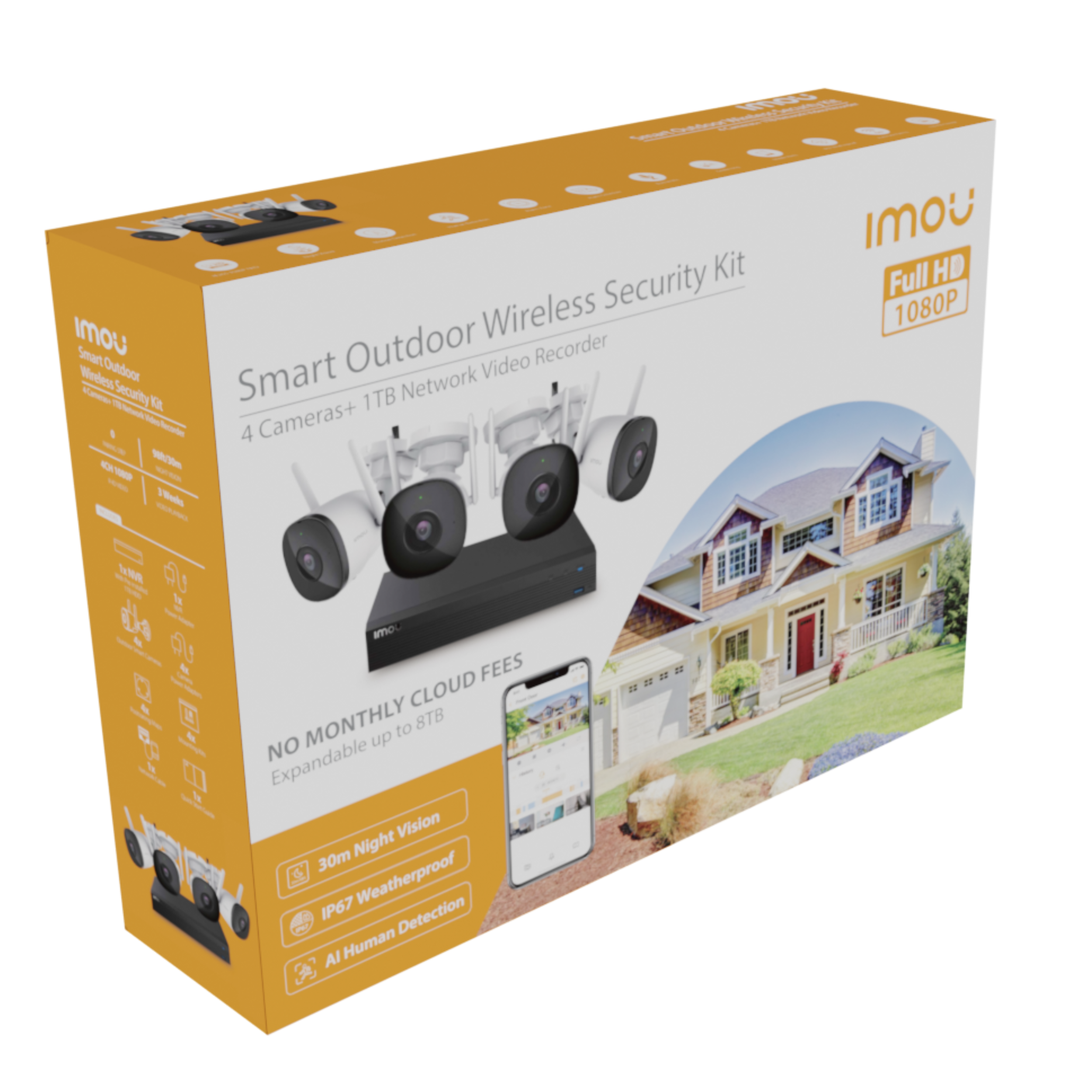 Zestaw do wideomonitoringu KIT/NVR1104HS-W-S2/4-F22 IMOU - 5