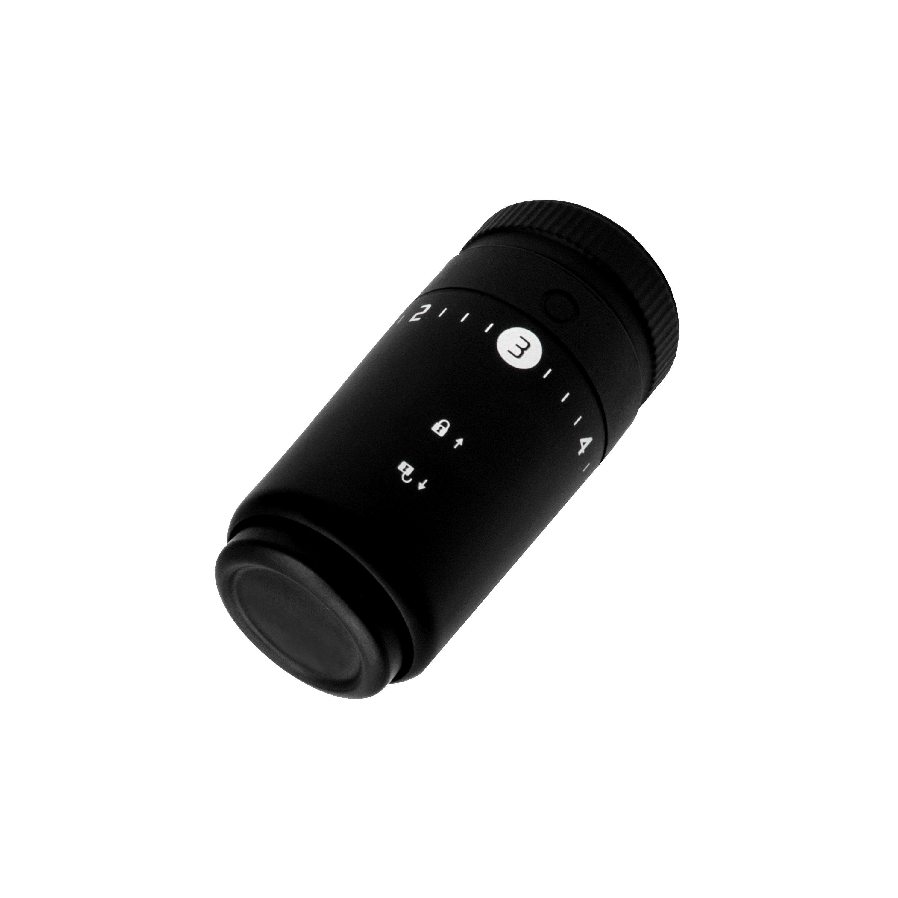 Głowica termostatyczna MINI M30x1.5mm 401 czarna OPTICOMFORT