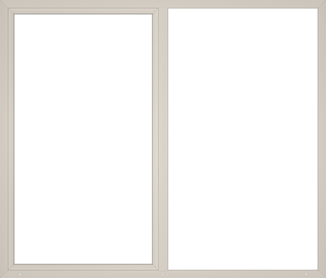 Okno PCV 2-szybowe tarasowe PSK białe 270x230 przesuwne w lewo