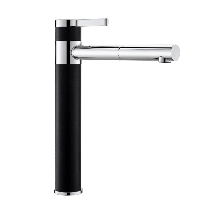 Bateria kuchenna Carla czarna Axis wylewka L 30 cm