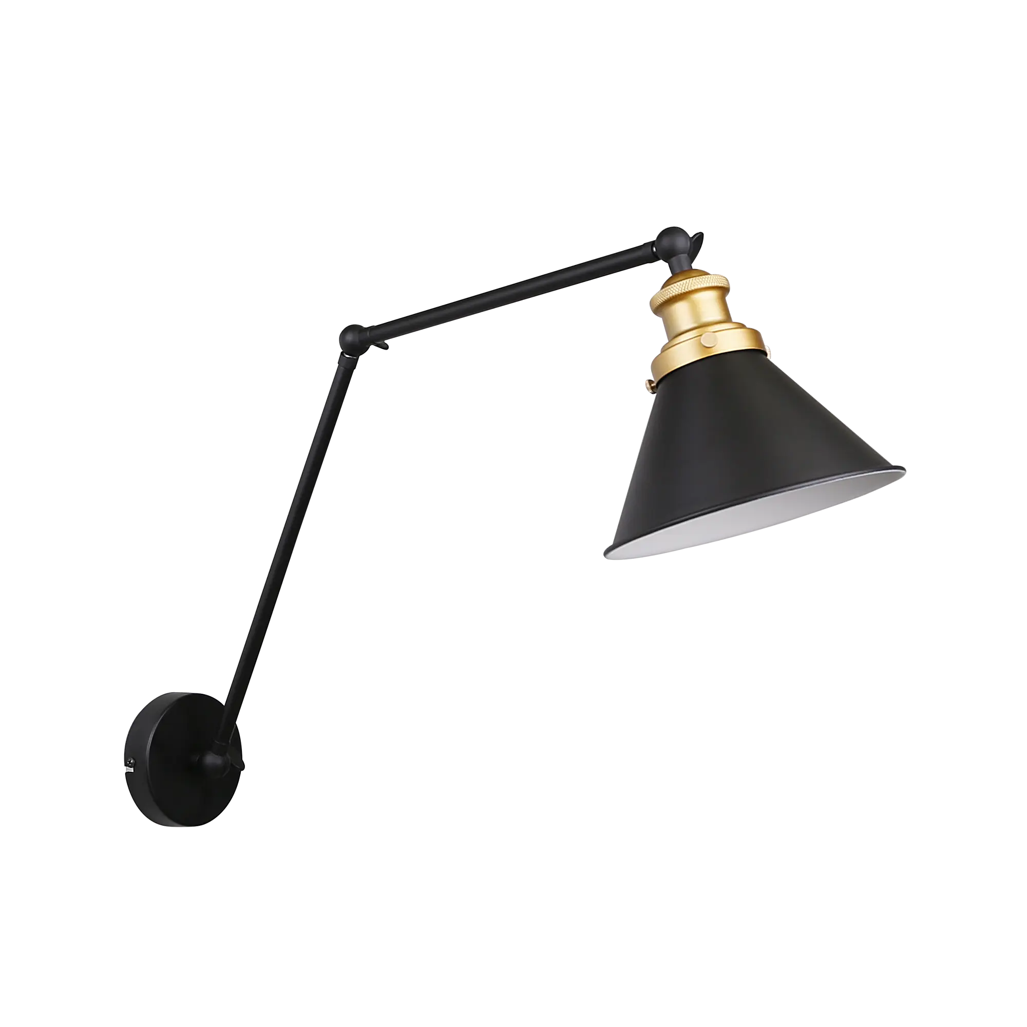 Kinkiet Fundo czarno-złoty E27 Candellux
