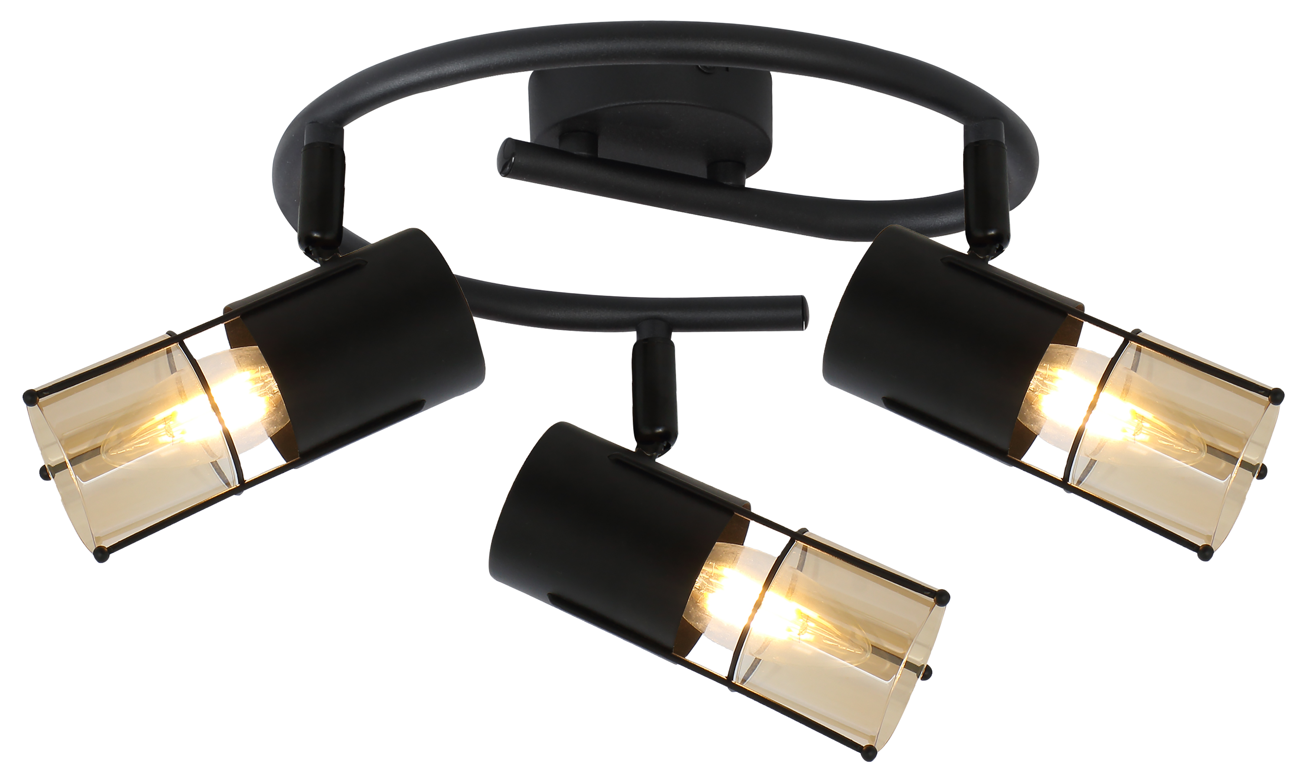 Plafon Scottie czarny 3 x E14 Reality