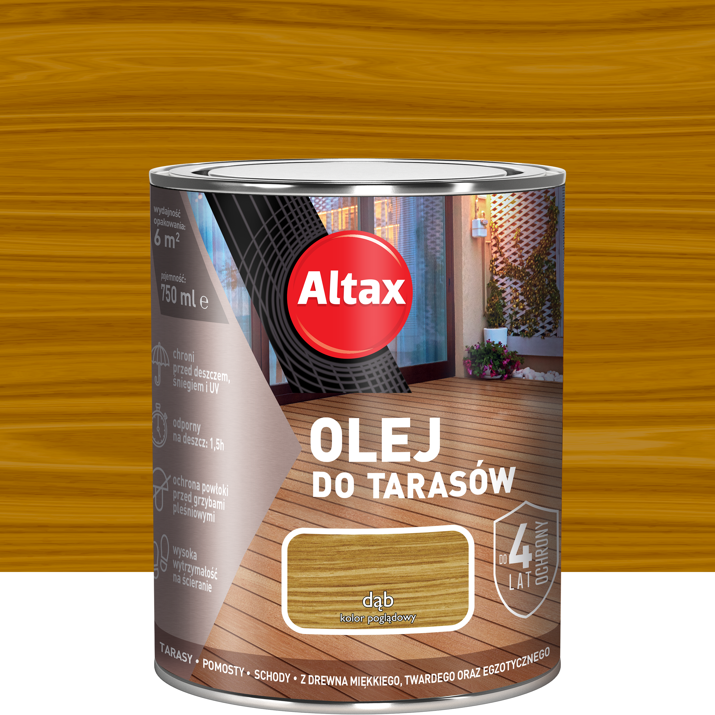 Olej do tarasów Dąb 0.75 l Altax