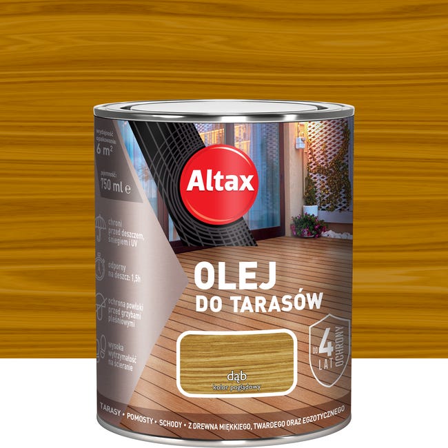 Altax Olej do tarasów dąb 0,75L