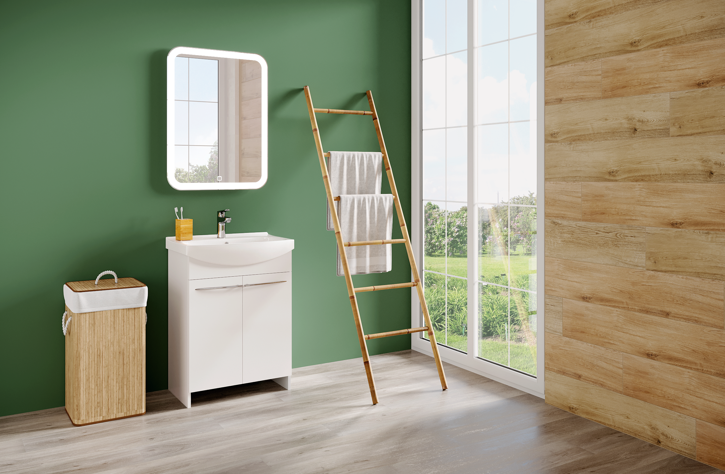 Lustro z wbudowanym oświetleniem PRIMA 60 x 80 VENTI - 4