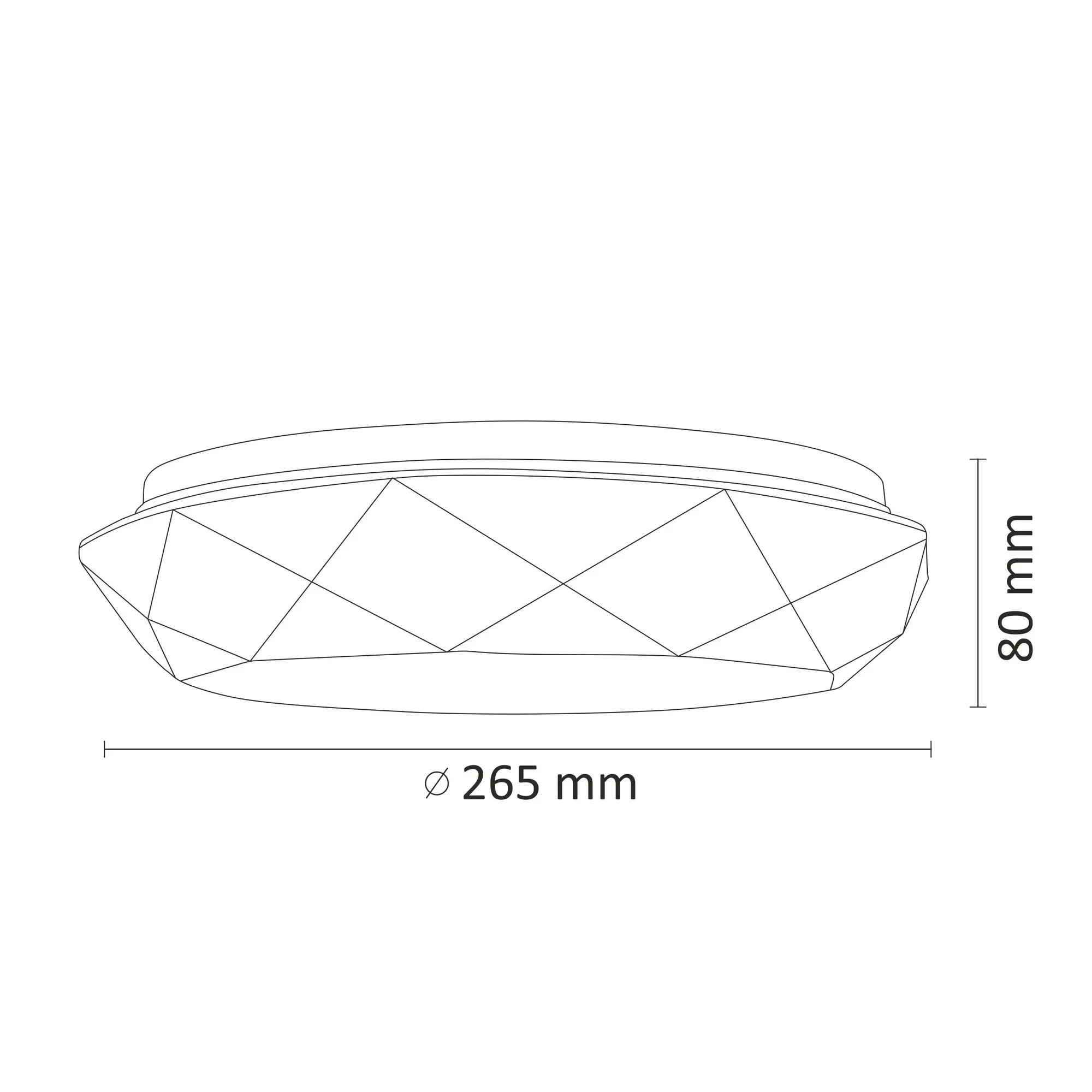 Plafon GALAXY 26,5 cm biały LED POLUX - 3