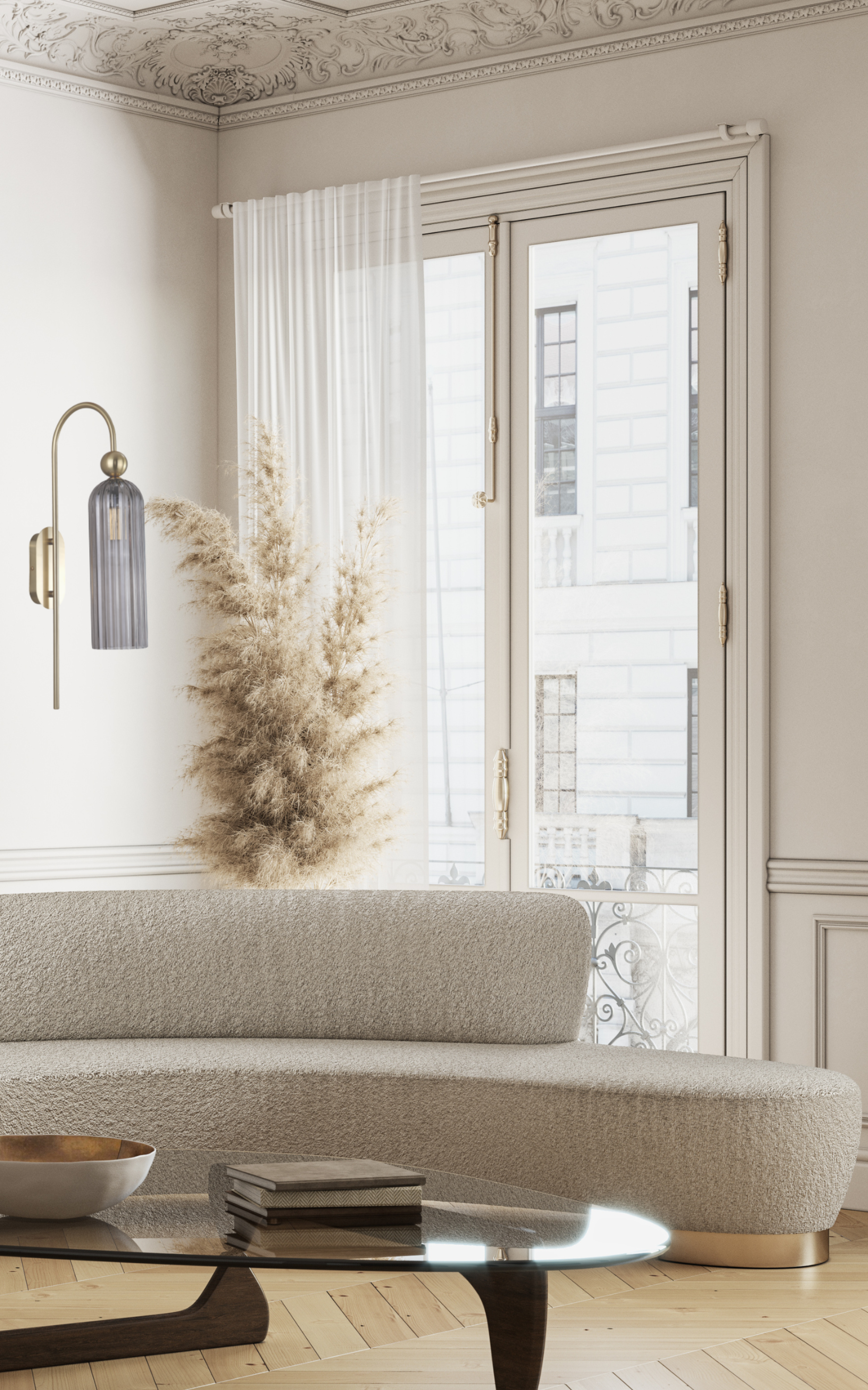 Kinkiet Piega szary E14 Light Prestige - 2