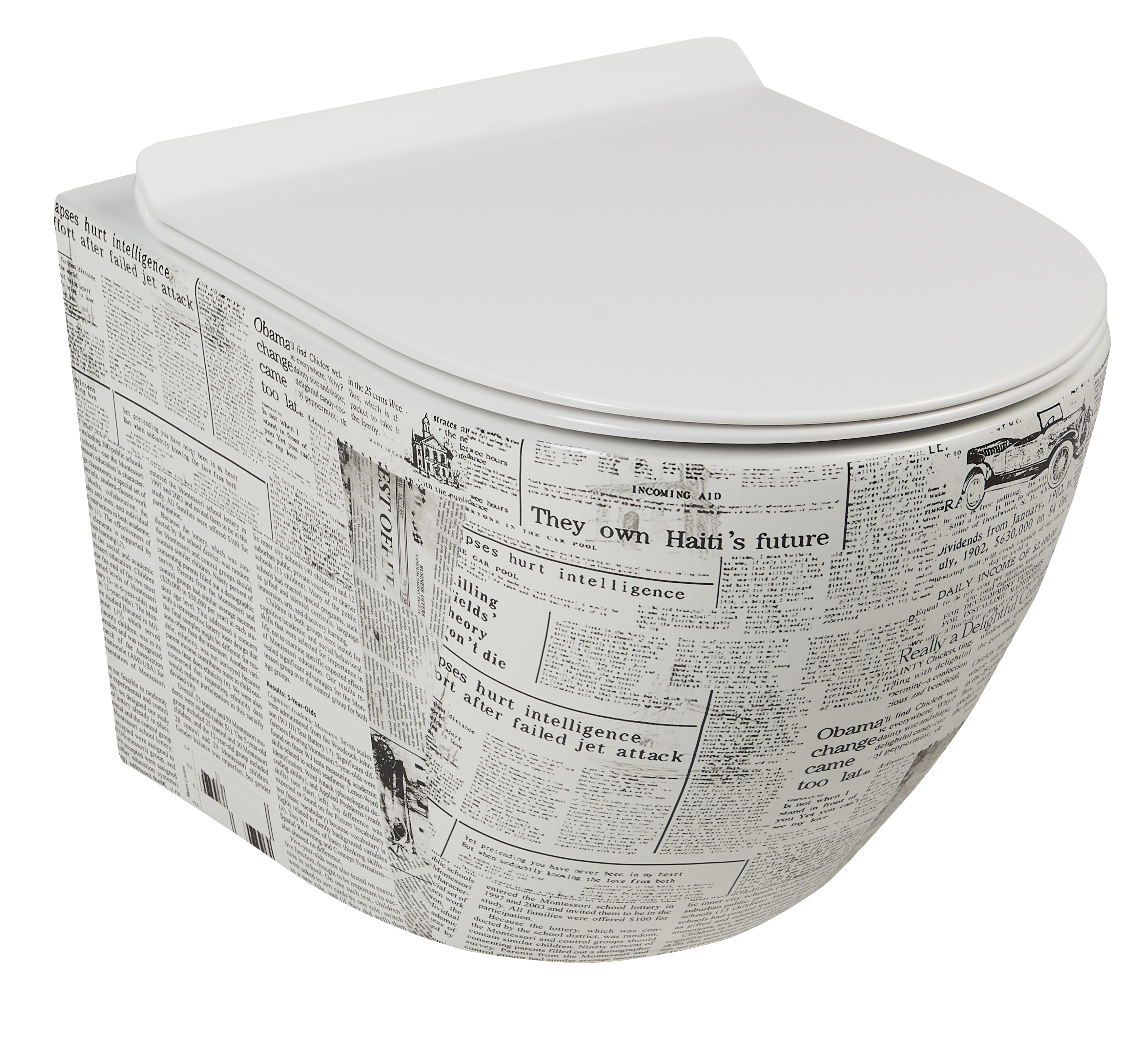 Miska WC wisząca Alice II Paper Domino