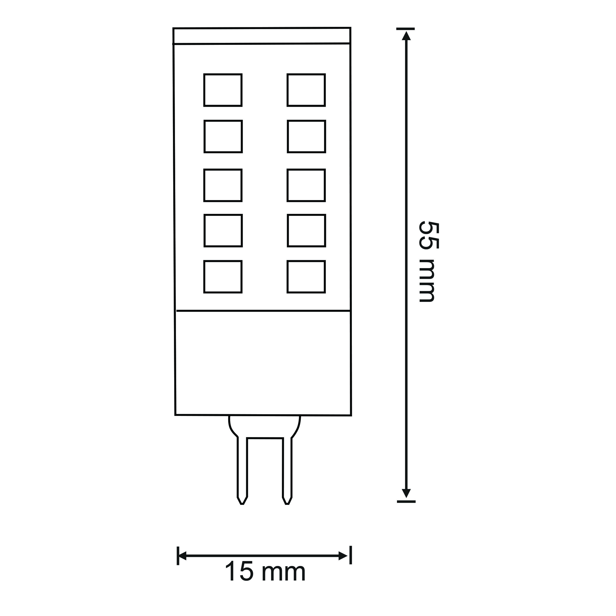 Żarówka LED G9 (230 V) 4 W 420 lm Neutralna SMD Polux - 2