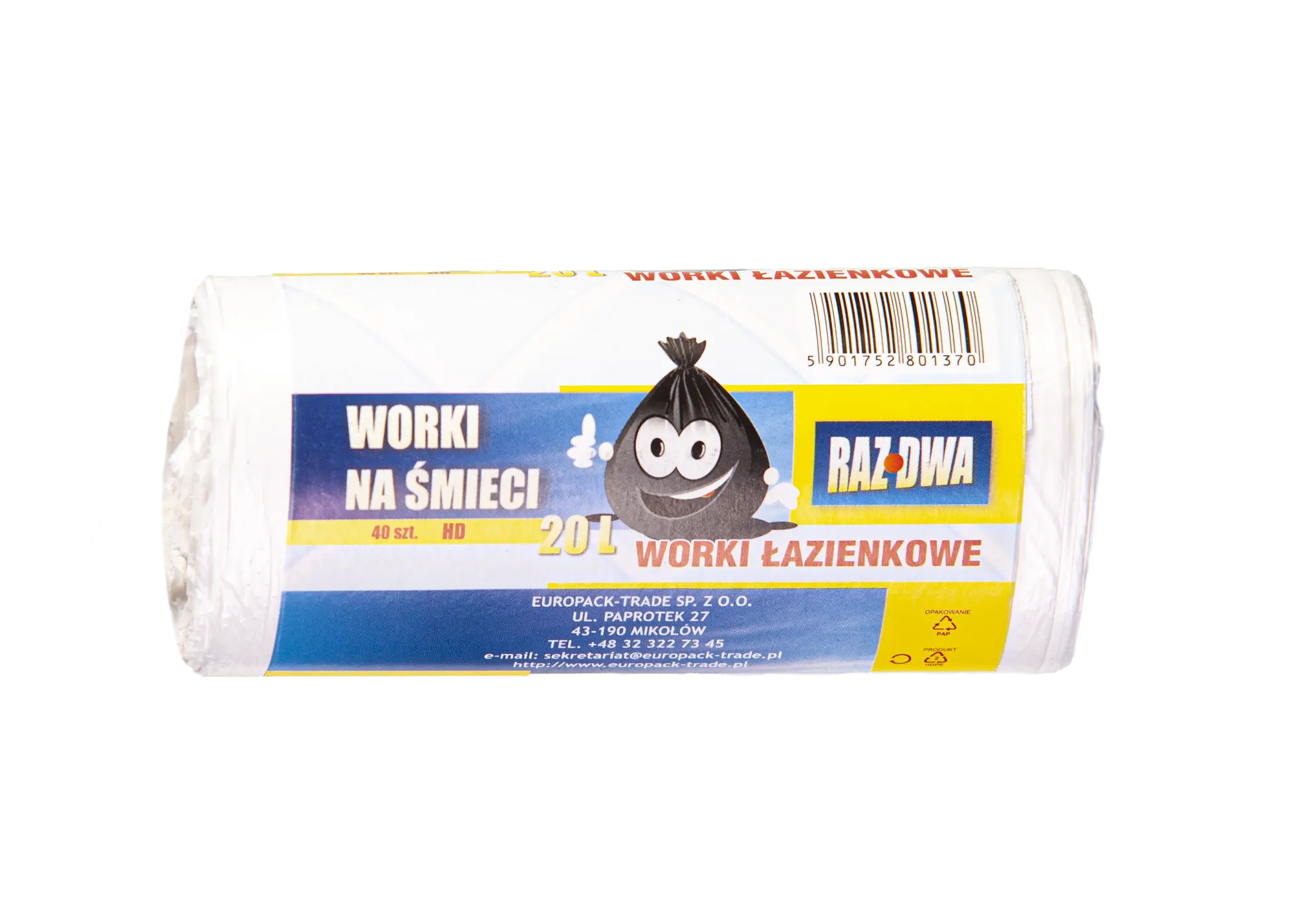 Worki na śmieci 20 l 10 szt. Malwo - 2