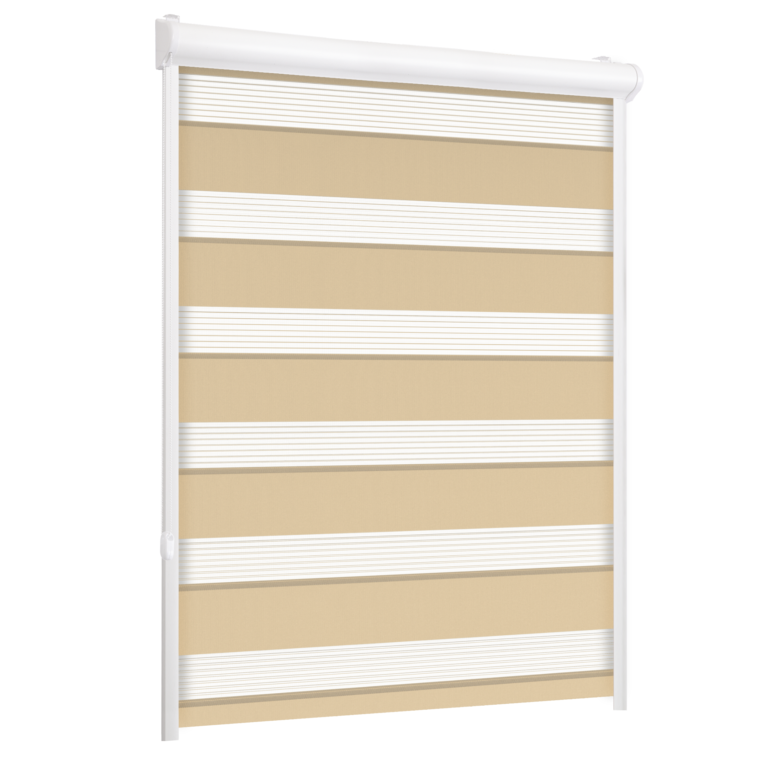 Roleta w kasecie dzień noc Classic latte 84 x 150 cm lewa