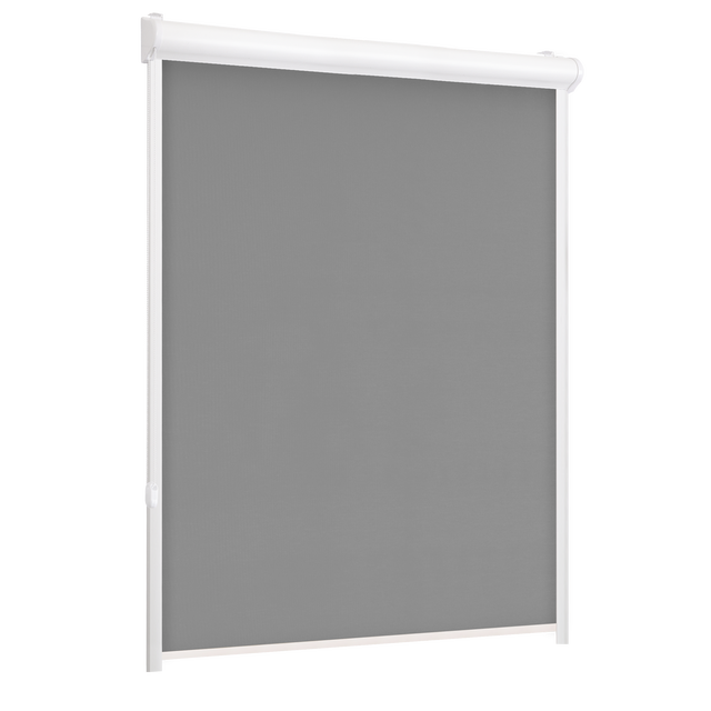 Roleta w kasecie zaciemniająca Silver grafit 75 x 150 cm lewa