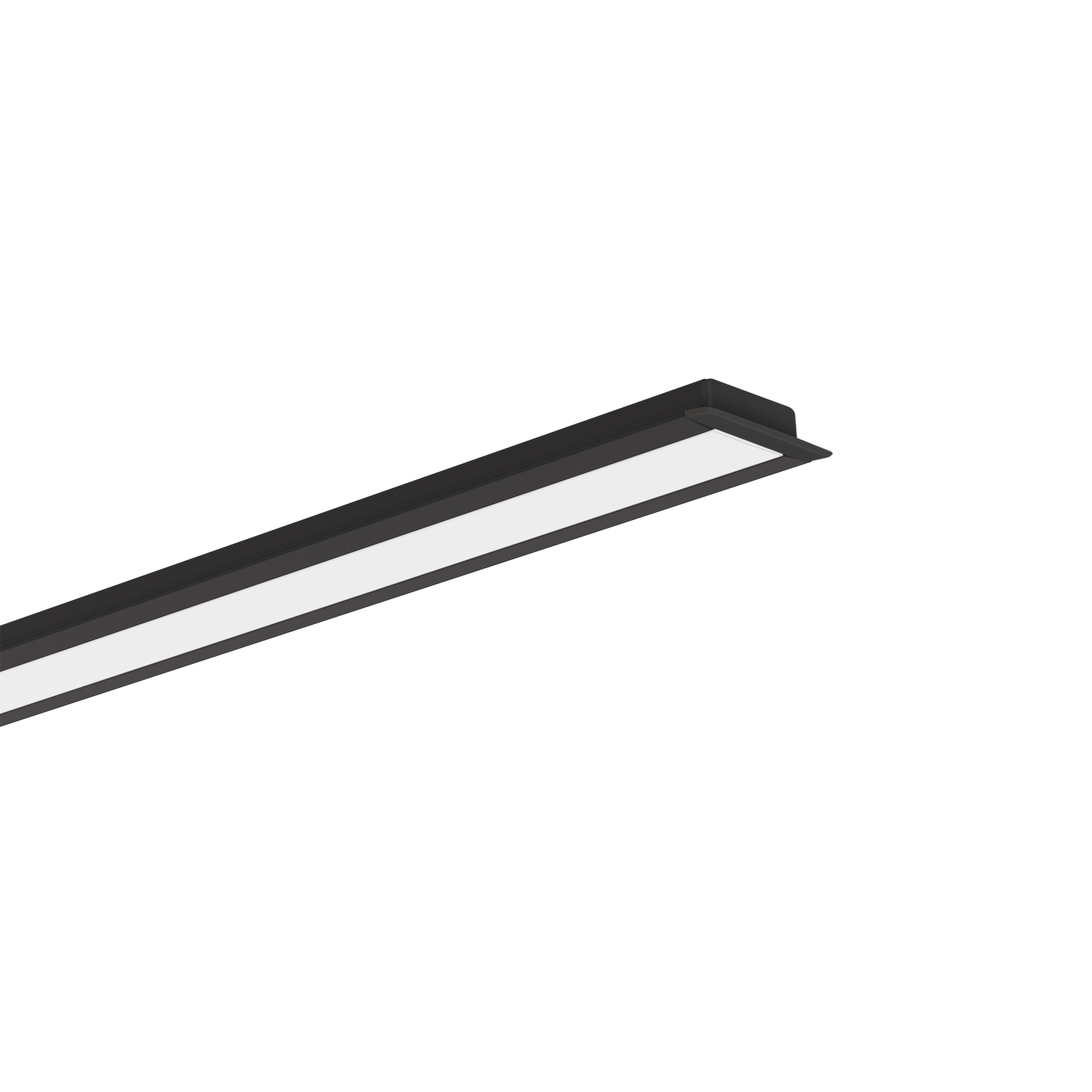 Profil aluminiowy do taśm LED czarny 2 m Kluś