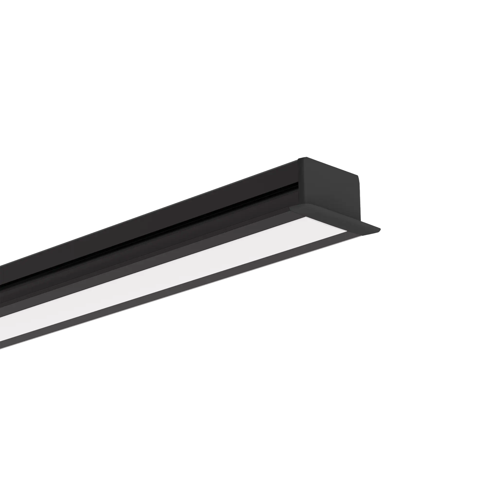 Profil aluminiowy do taśm LED czarny 2 m Kluś