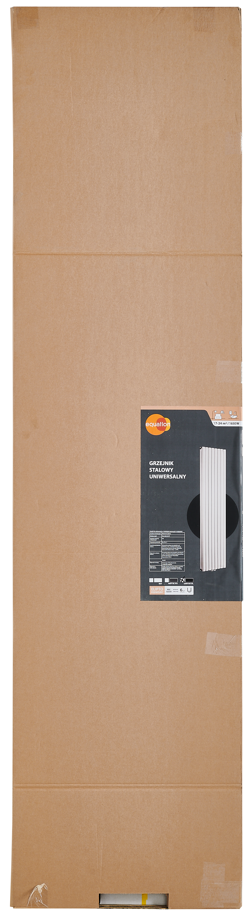 Grzejnik ELIPTO 180x46.8 cm Czarny ZDC 1388W Roz 5cm 10 Bar EQUATION - 6