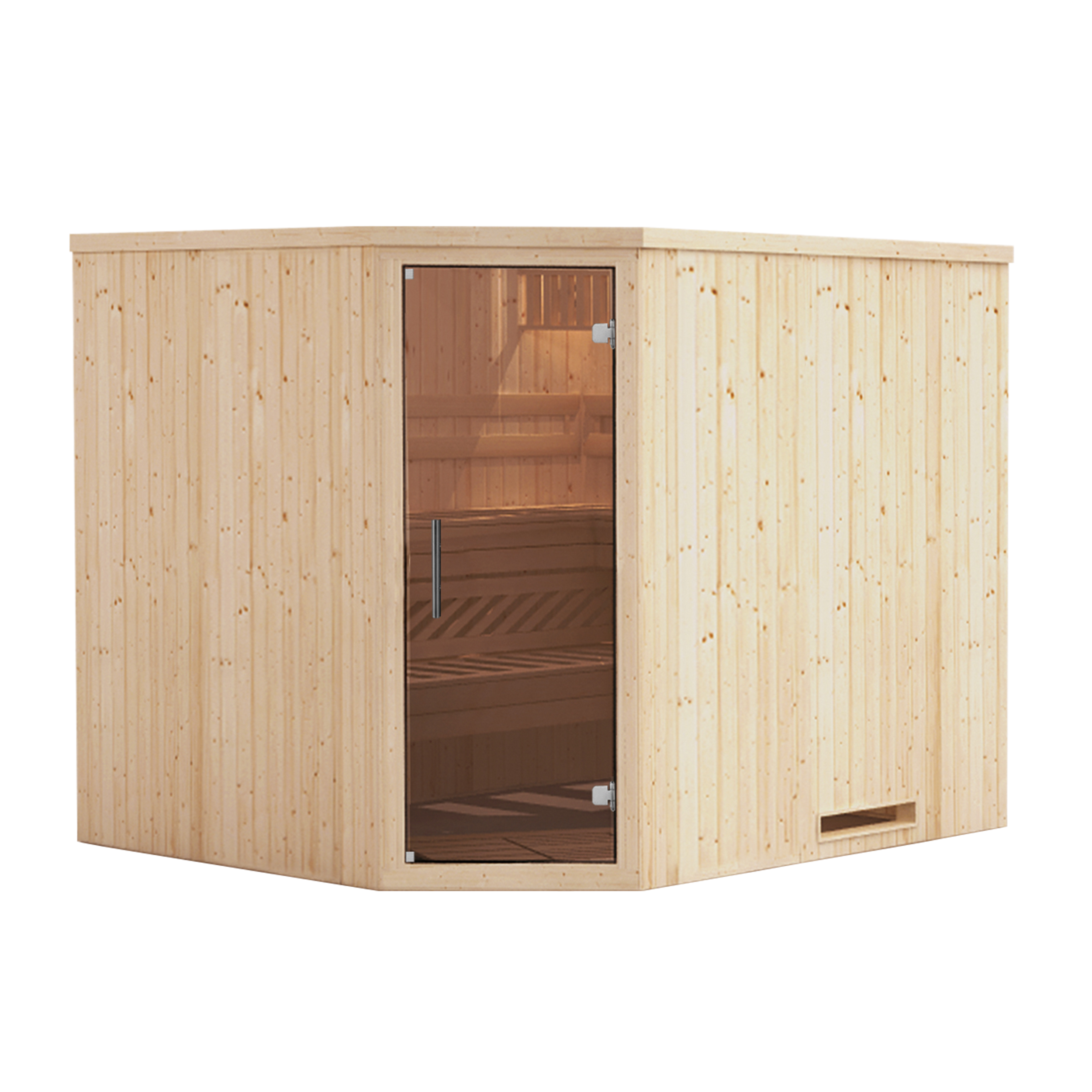 Sauna Fińska domowa Basic Narożna 2018 - Leroy Merlin