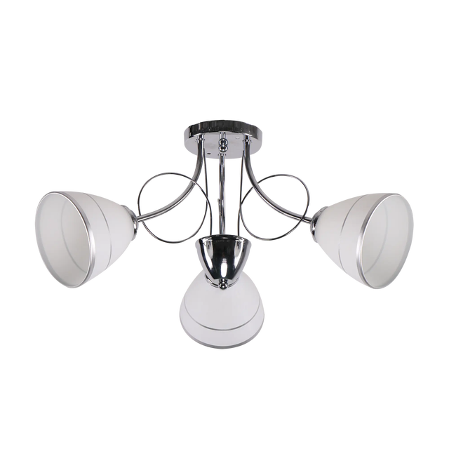 Lampa sufitowa Elotte biała 3 x E27 Candellux