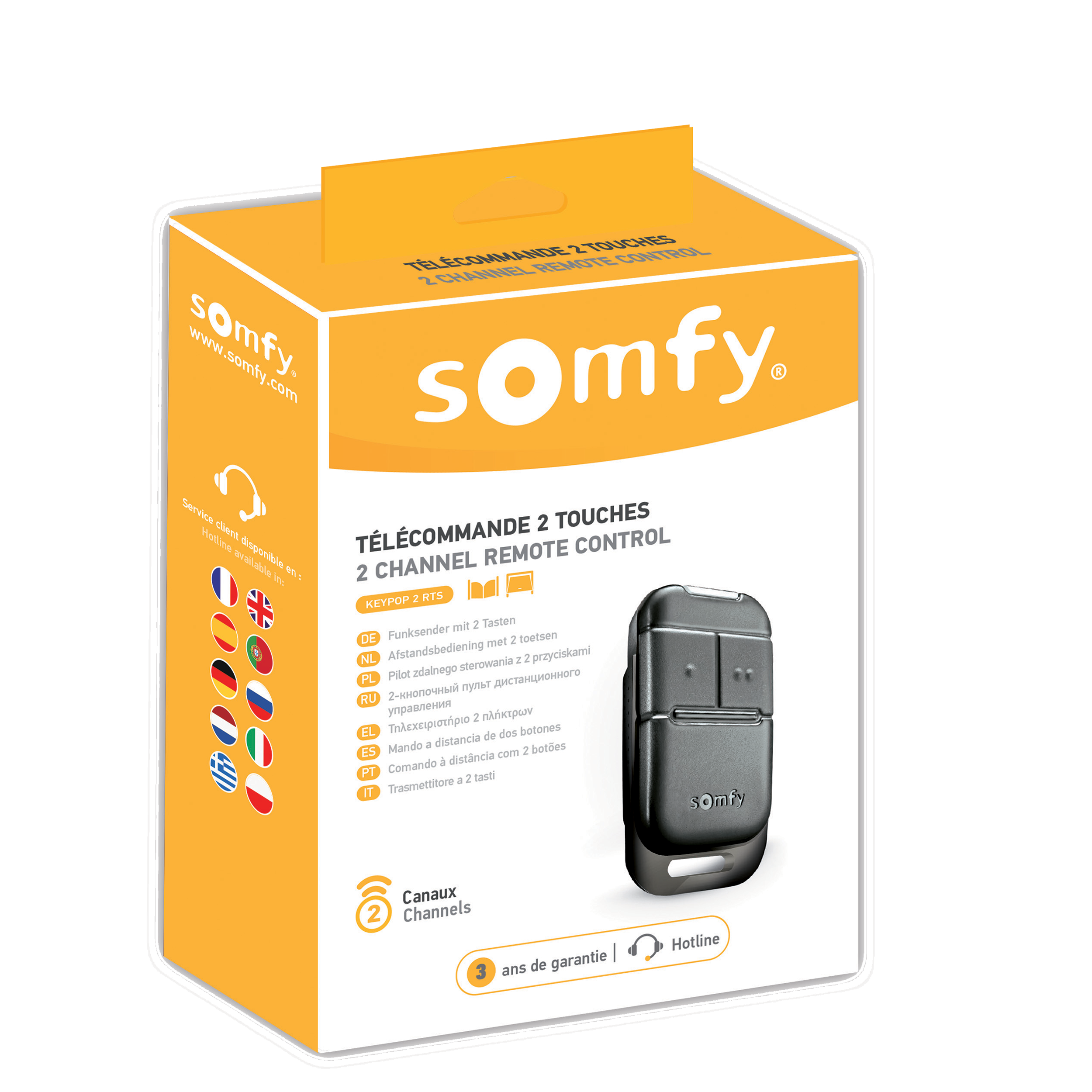 Pilot 2-kanałowy Keypop RTS SOMFY - 5