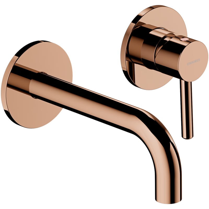 Bateria umywalkowa podtynkowa miedziana Simplon Omnires