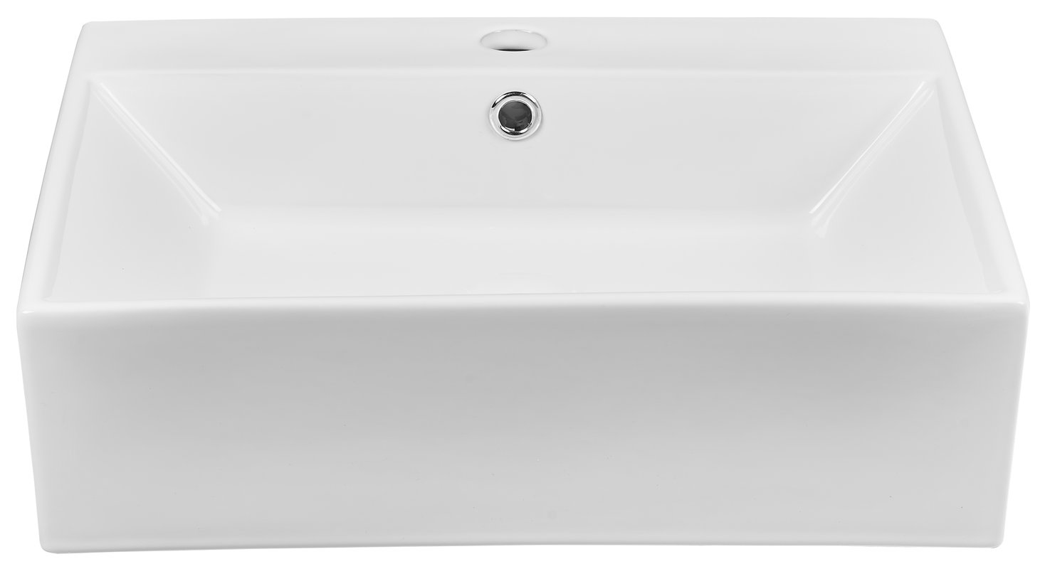 Umywalka nablatowa Flora Domino 43 x 51 Domino