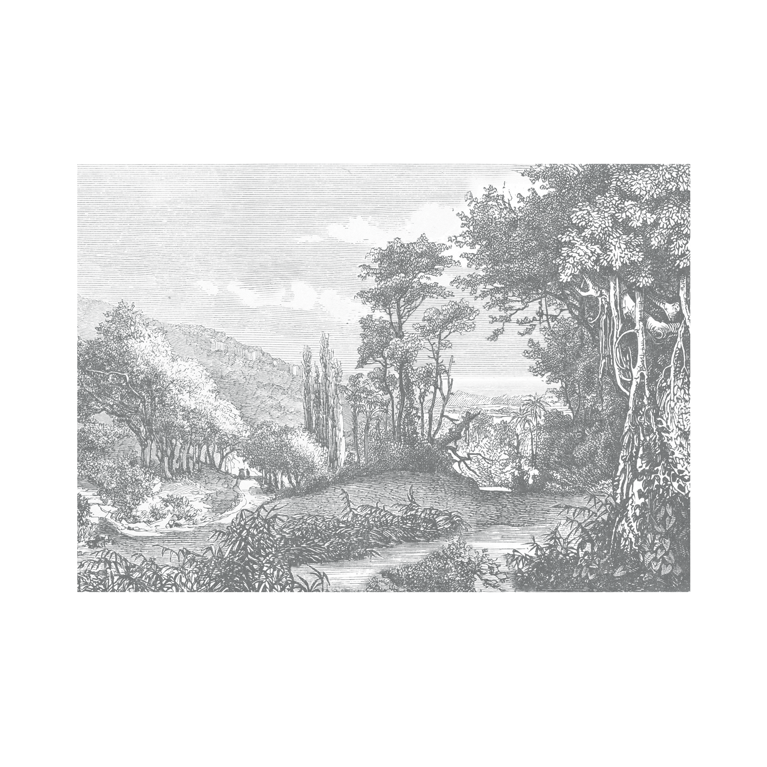 Mural Landscape wzgórza 400 x 280 cm delikatna struktura