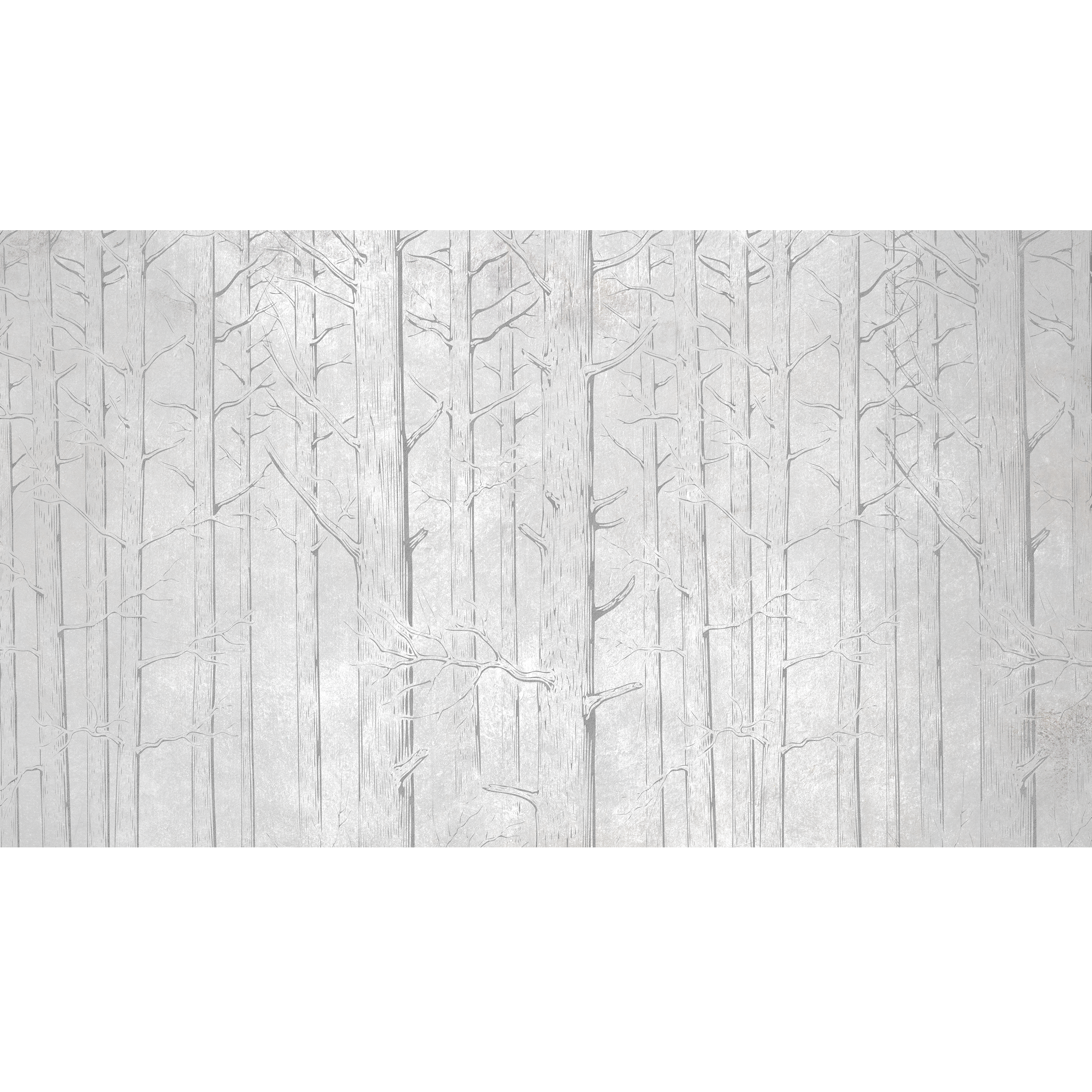 Mural Tres las w odcieniach szarości 500 x 280 cm struktura Art
