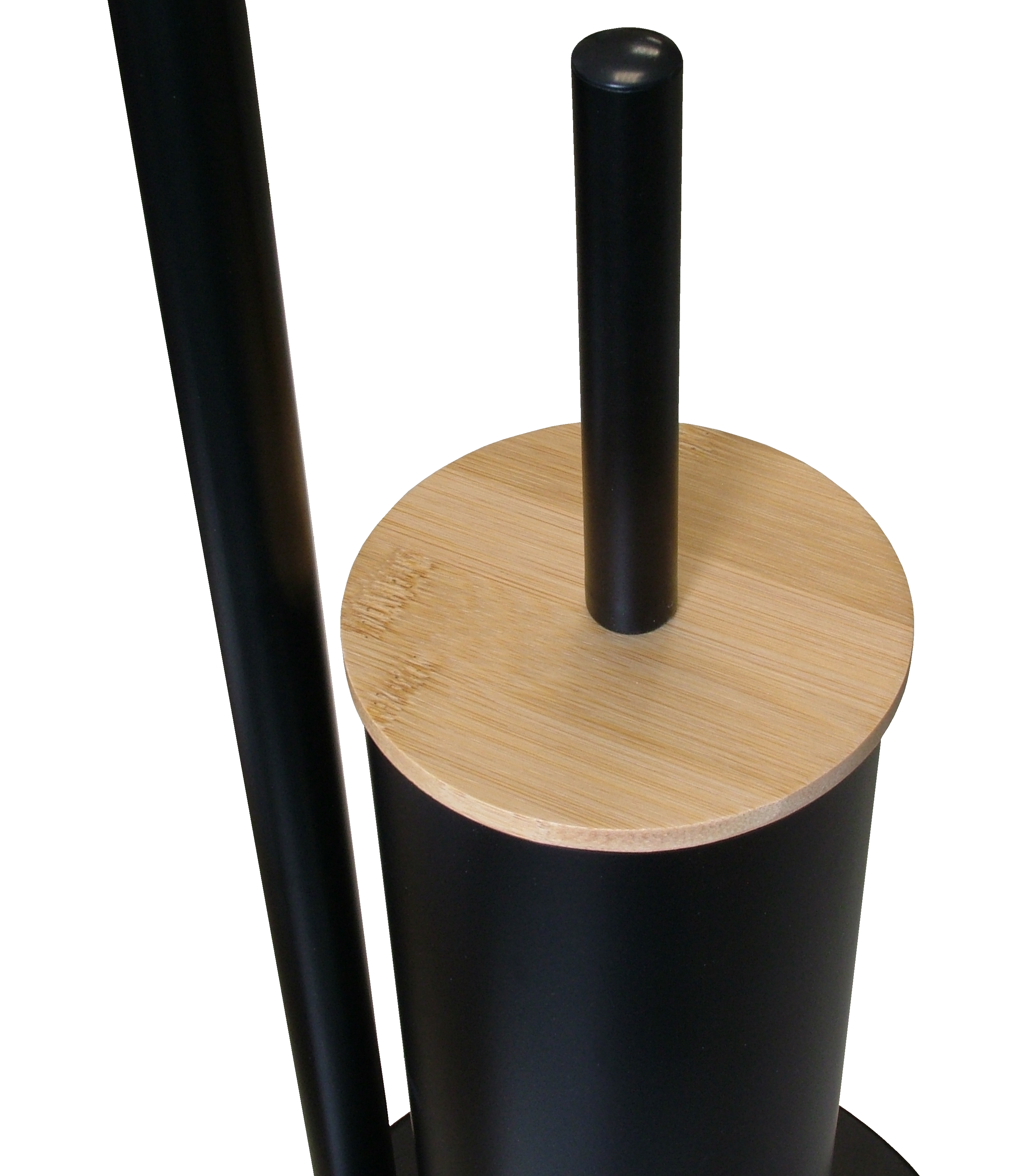 Stojak na papier toaletowy i szczotkę toaletową Czarny Bambus Dietsche - 4