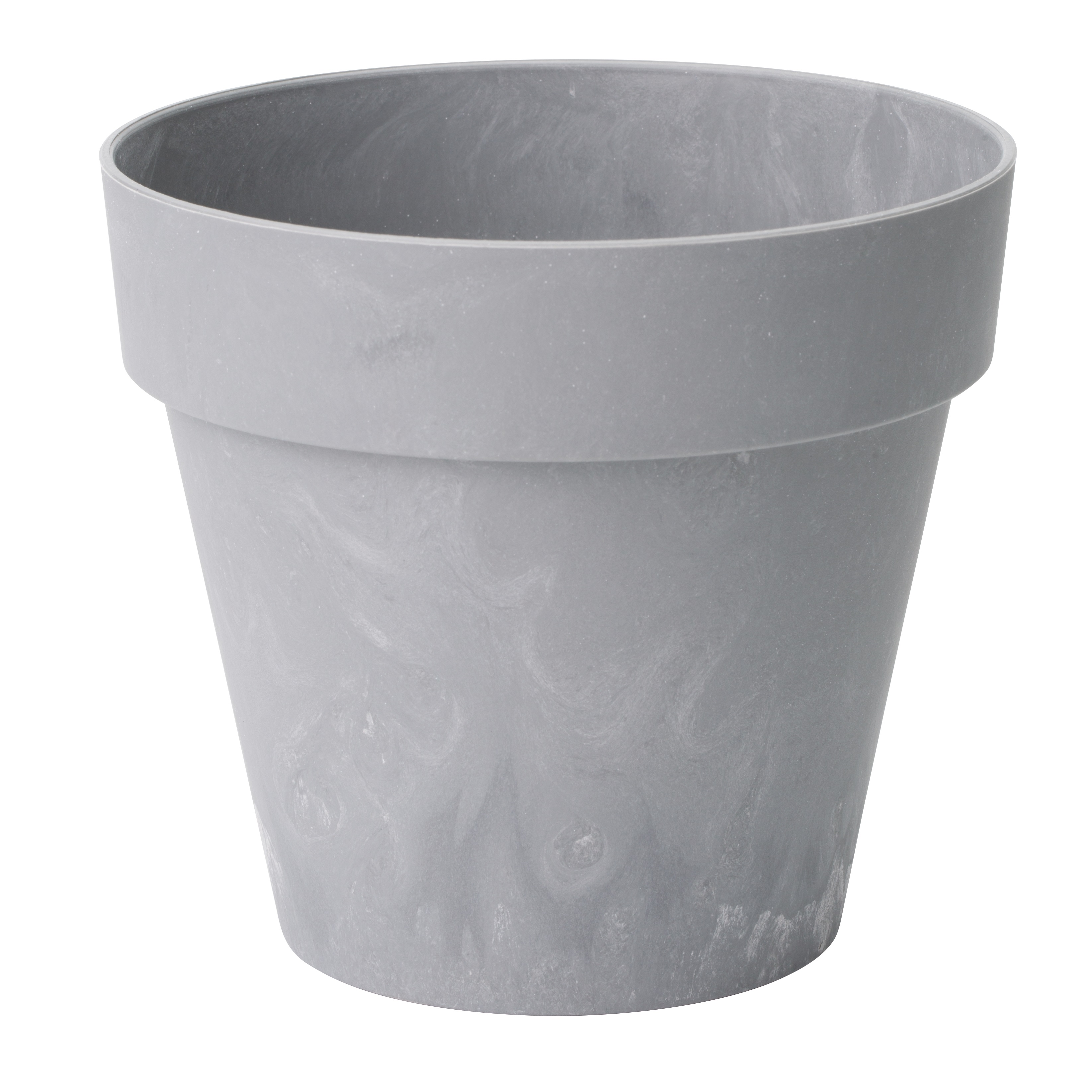 Osłonka doniczki Ibiza 22 cm jasny beton Form-Plastic