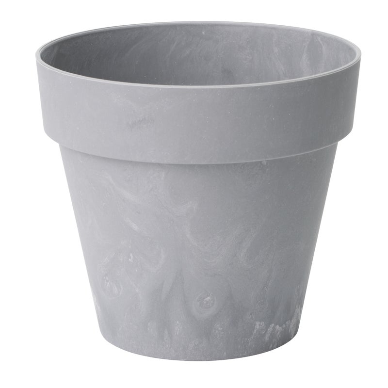 Osłonka doniczki Ibiza 14 cm jasny beton Form-Plastic