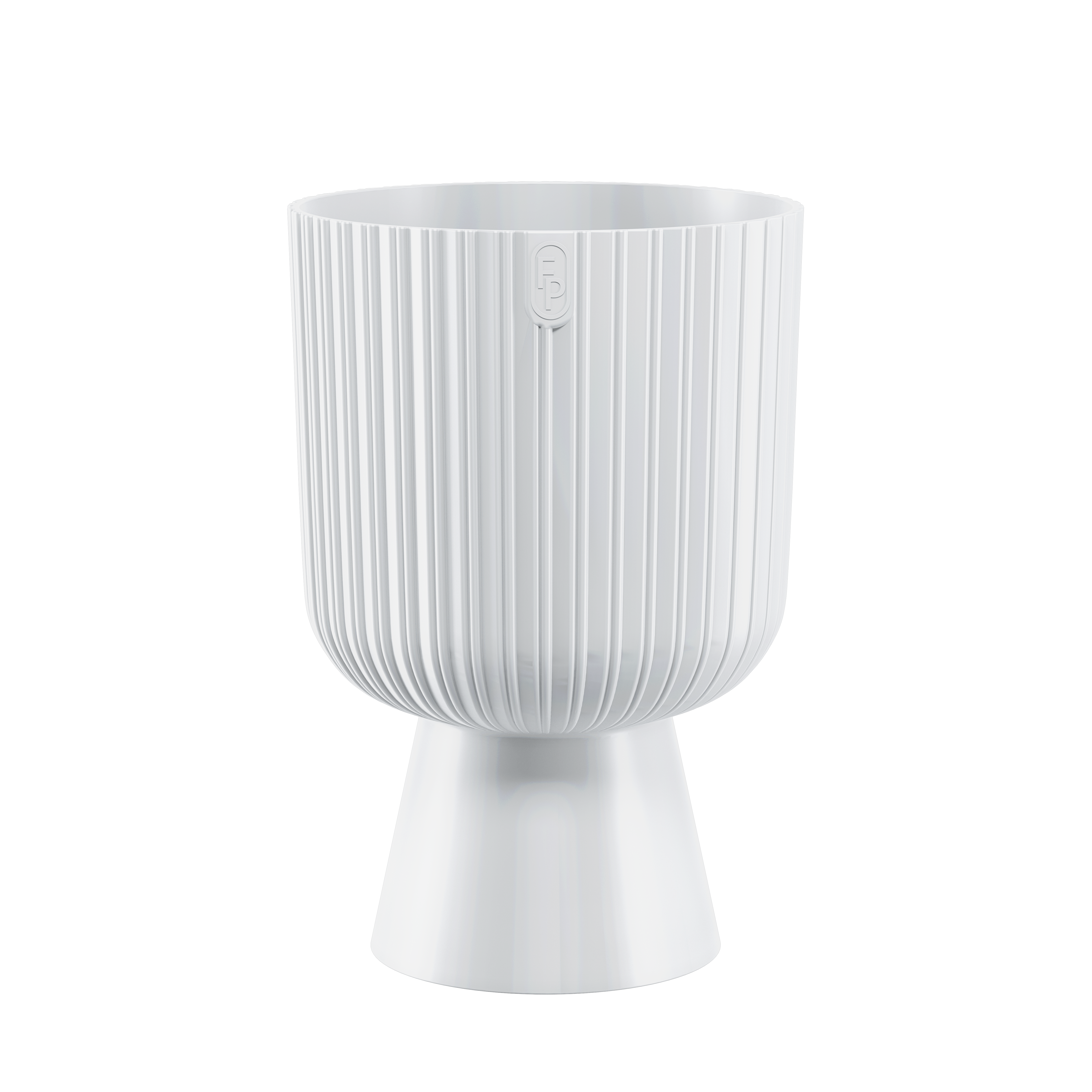 Doniczka Keli Mika 29 cm biała Form-Plastic