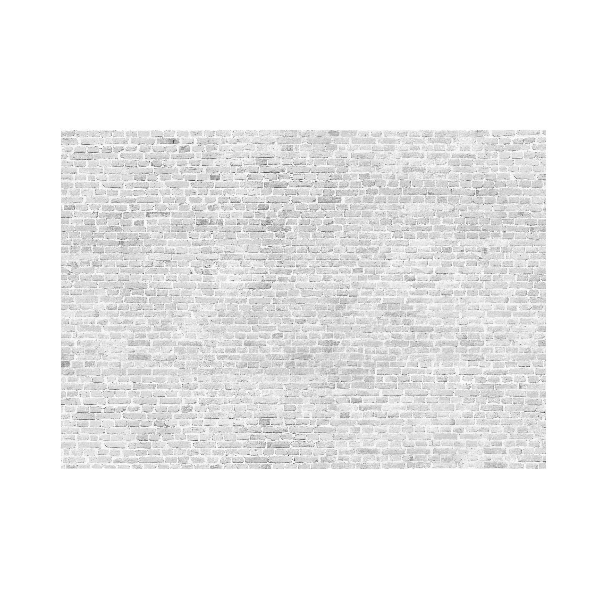 Mural White Brick cegła biała 400 x 280 cm struktura płótna
