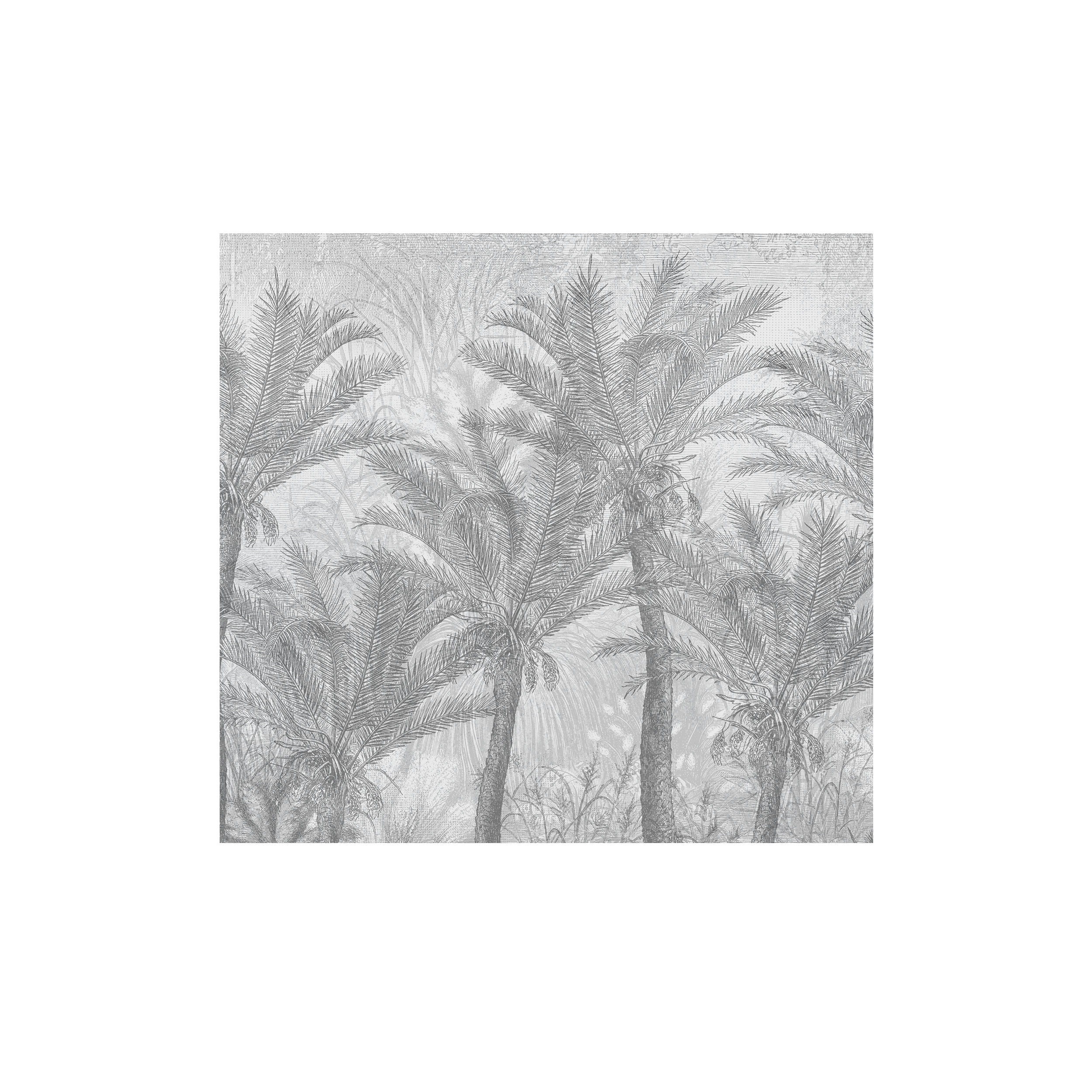 Mural Palms egzotyczne palmy 300 x 280 cm struktura płótna