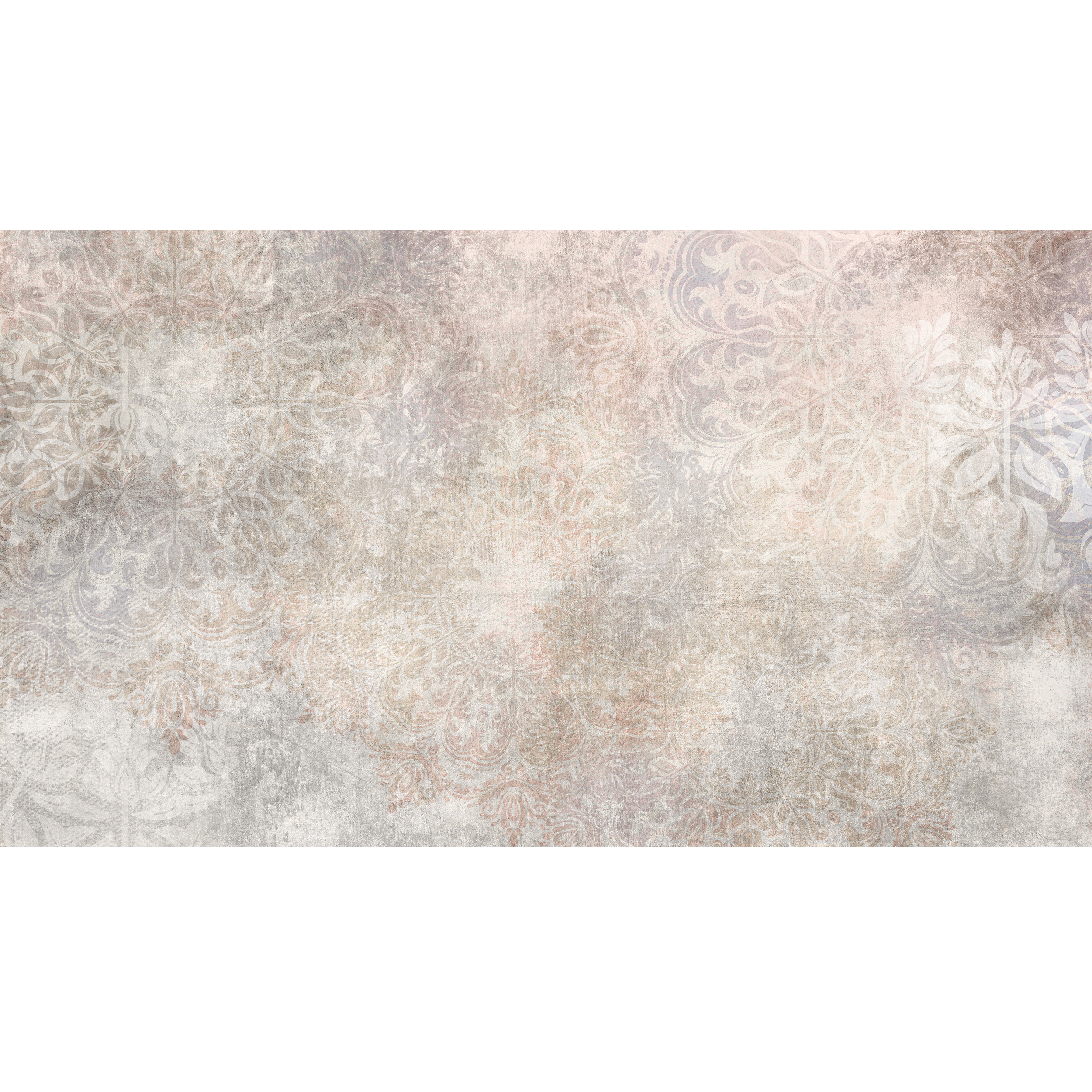Mural Mandala przecierany boho 500 x 280 cm delikatna struktura