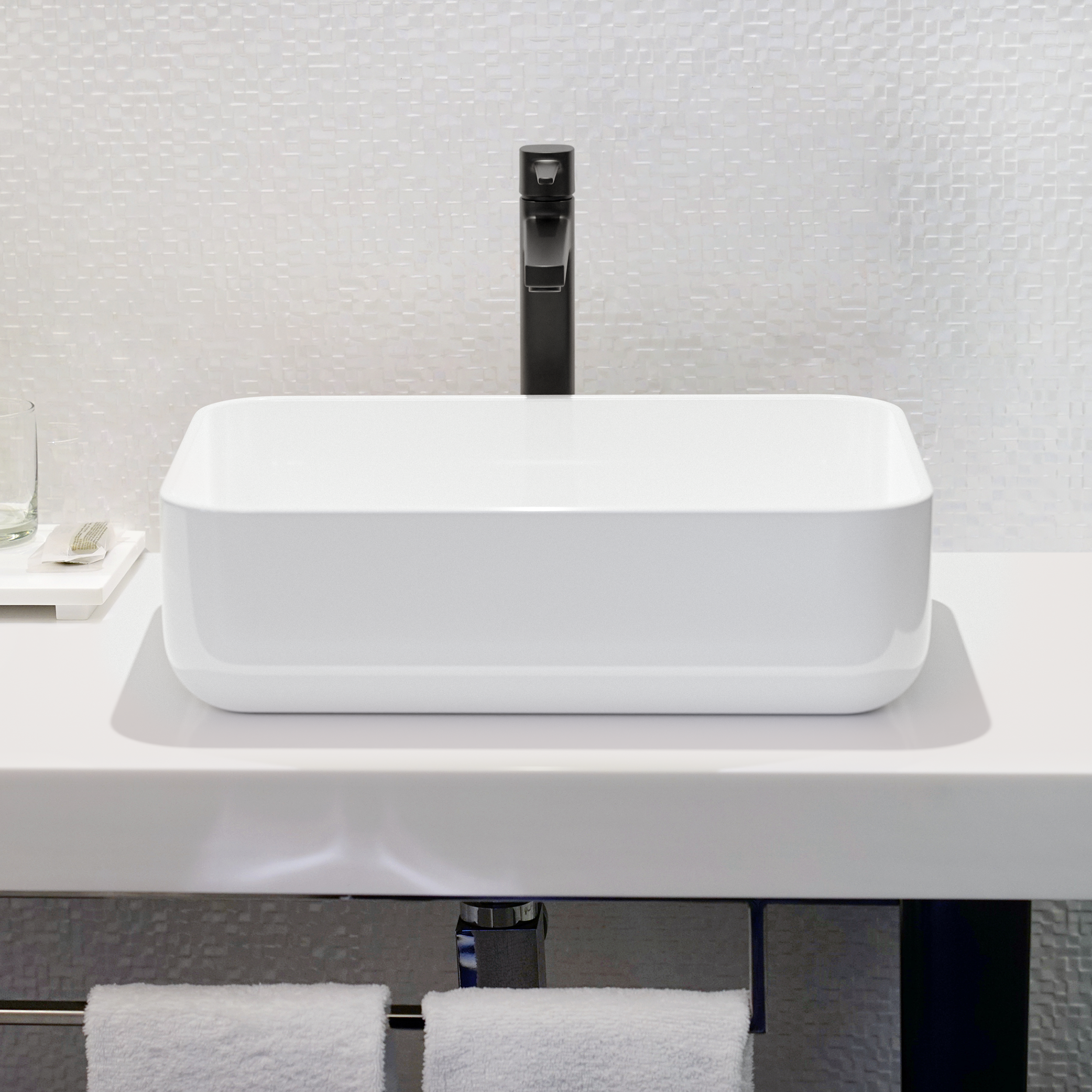 Umywalka ceramiczna nablatowa Westa 45 Invena - 6