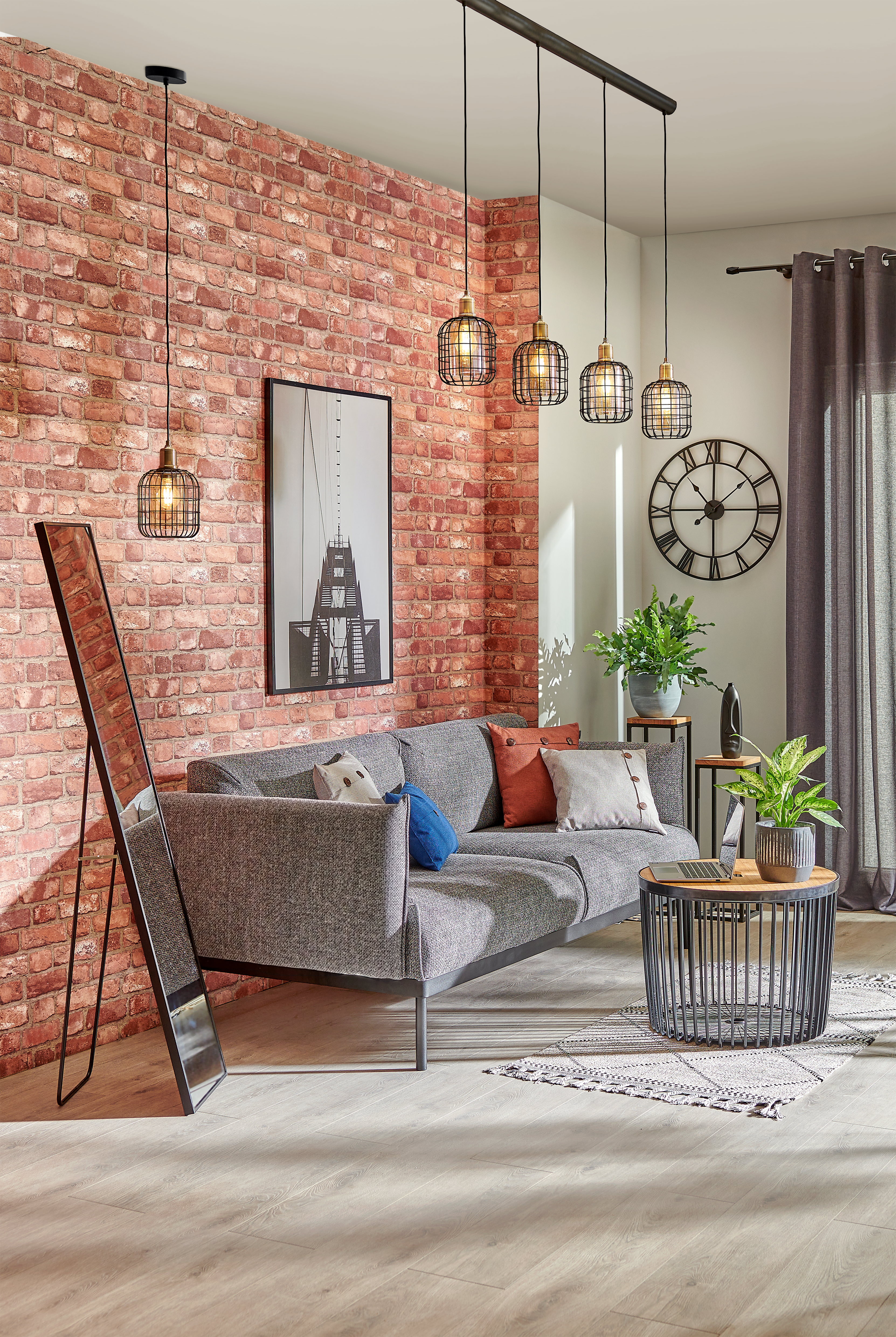 Lustro stojące Psyche czarne 35 x 151.5 cm Inspire - 11