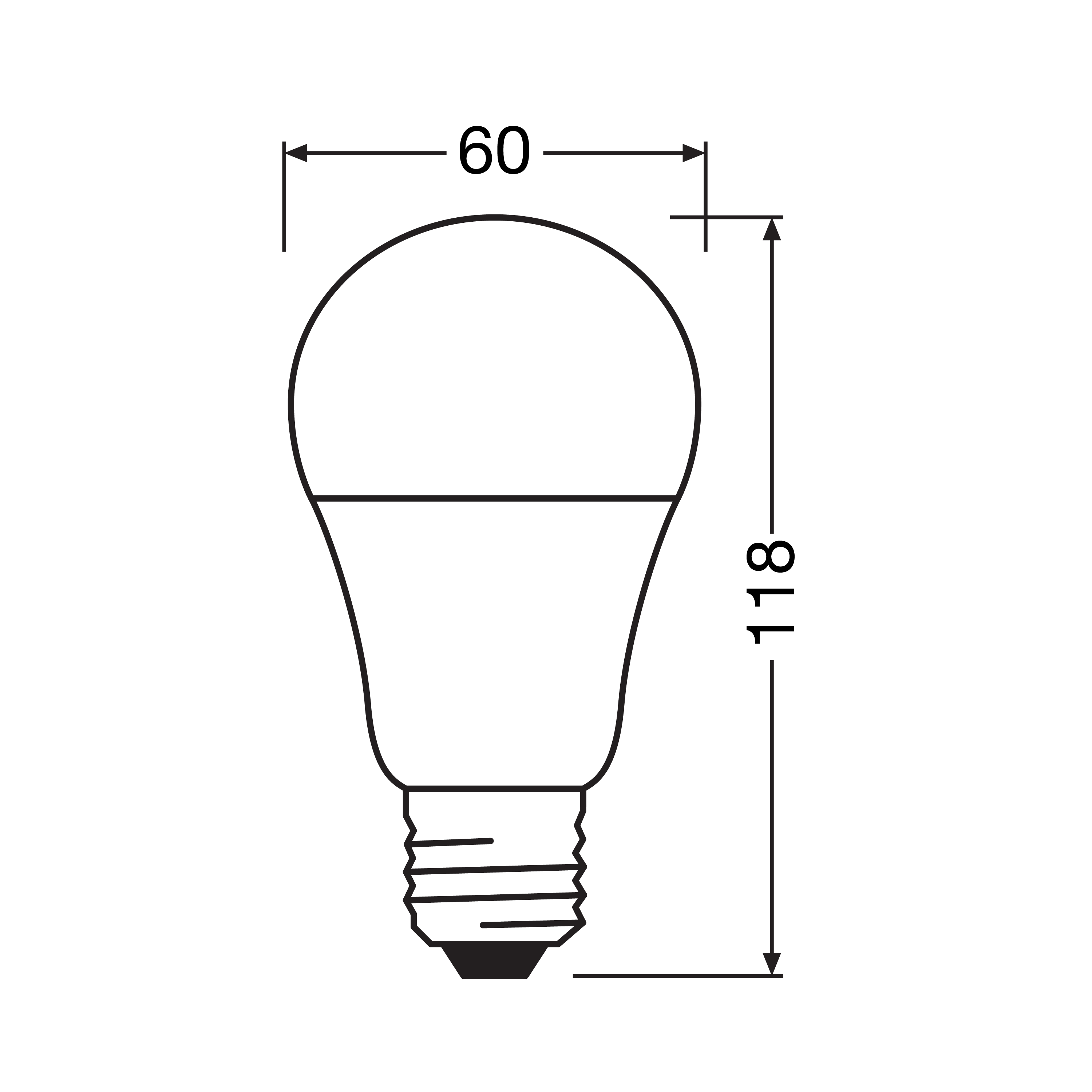 Żarówka LED E27 6,5 W = 45 W 600 lm Neutralna biel Osram - 2