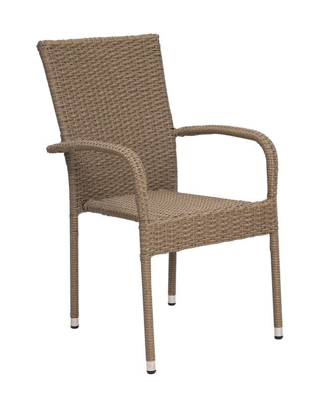 Krzesło ogrodowe Nicea rattanowe beżowe Ote