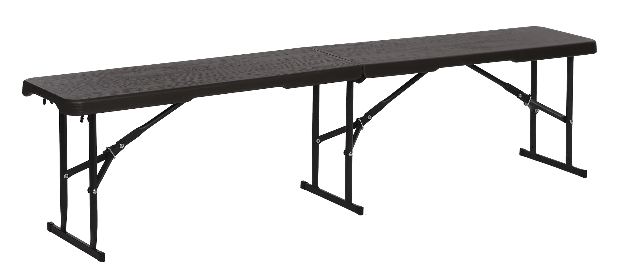 Ławka ogrodowa cateringowa Wood campingowa składana czarna Ote