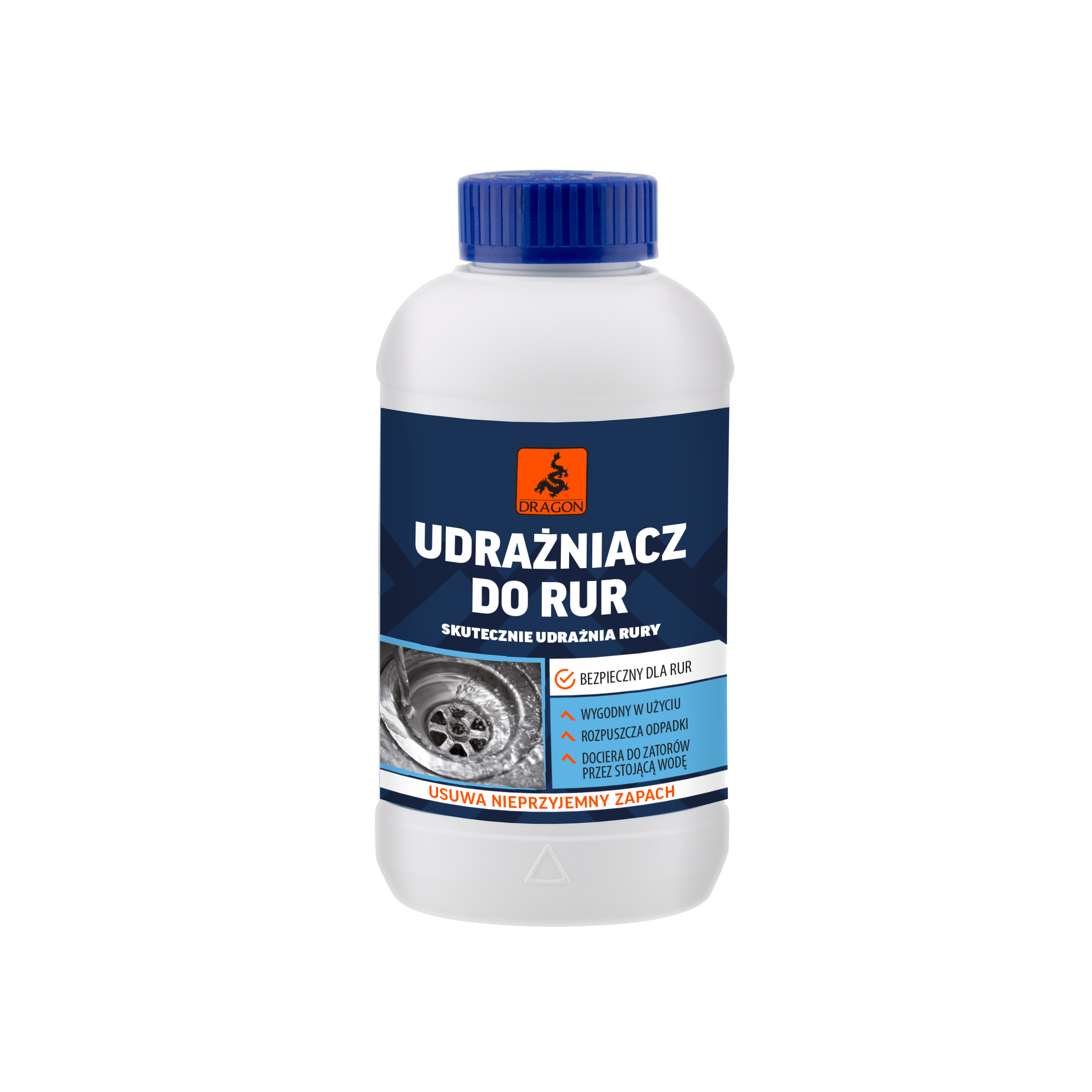 Środek do udrażniania rur 0.45 l Dragon