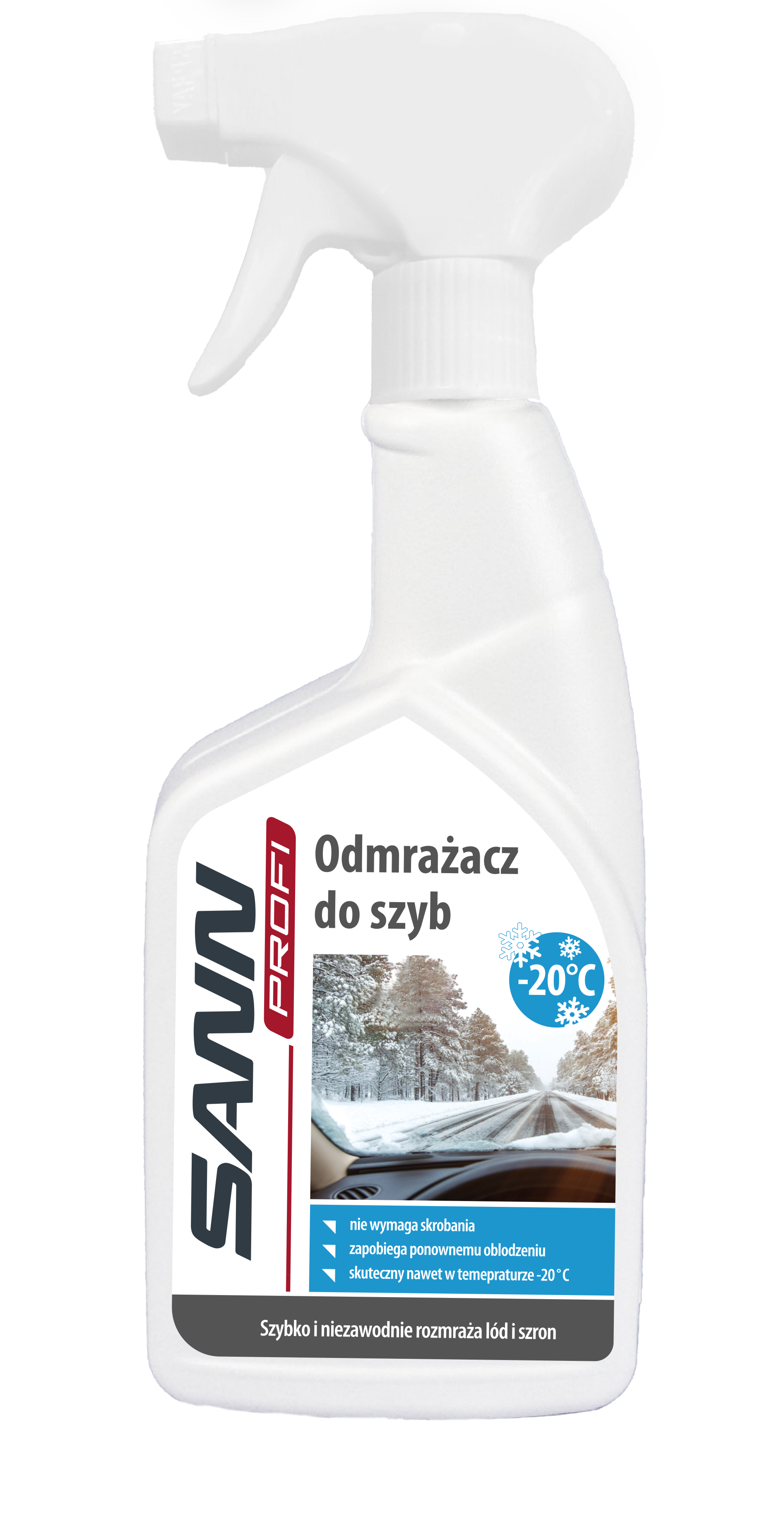 Odmrażacz do szyb 0.5 l Sannprofi
