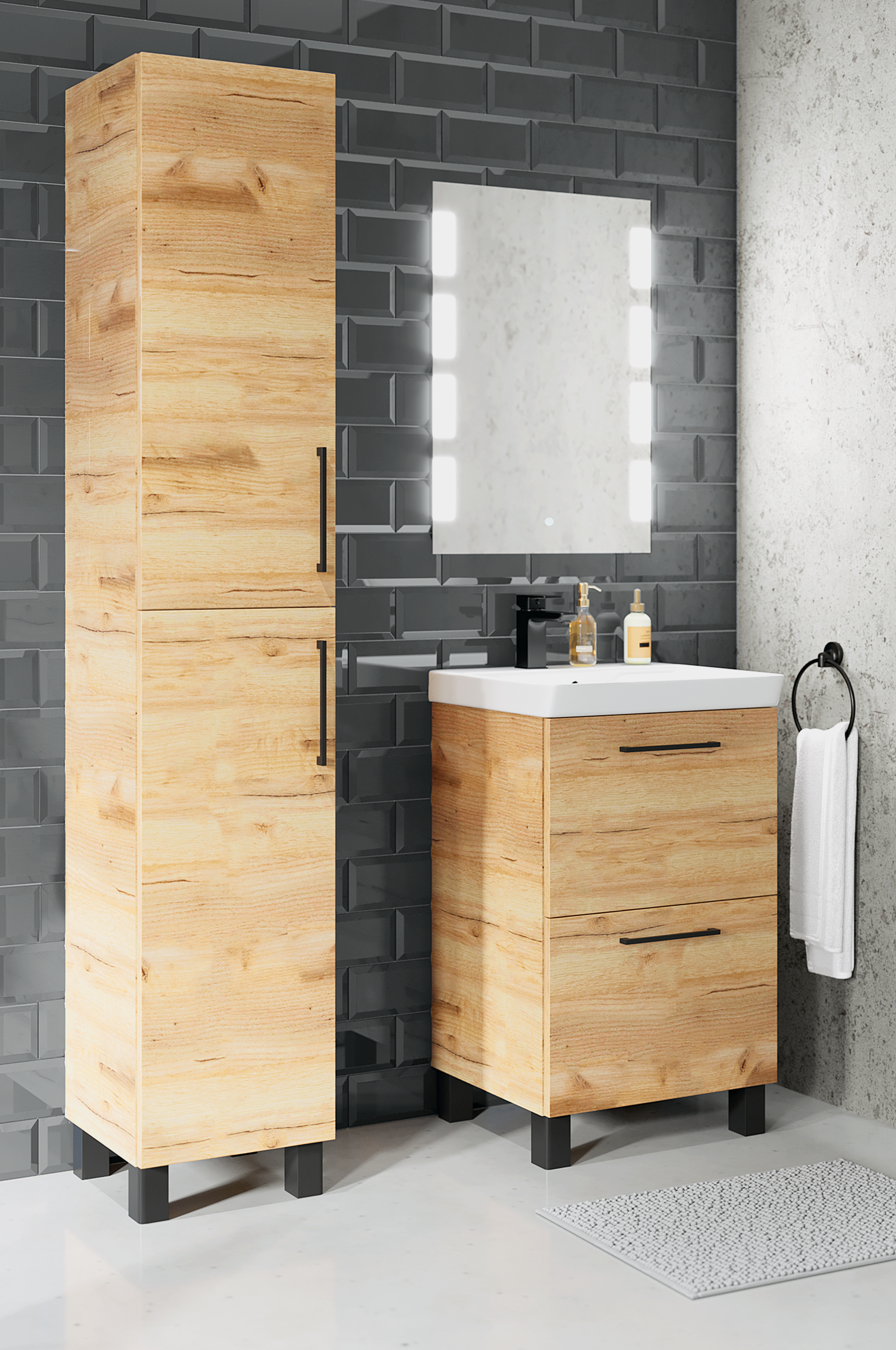 Słupek łazienkowy Easier 35 x 185.3 Sensea - 3