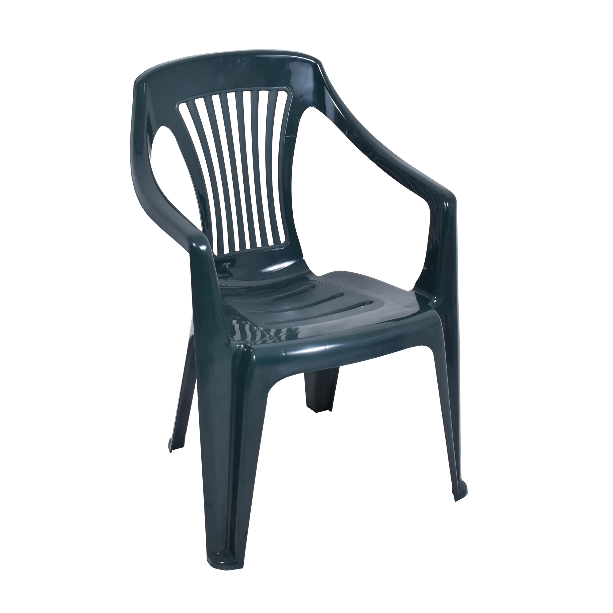 Krzesło ogrodowe Piryt plastikowe zielone Ołer Garden