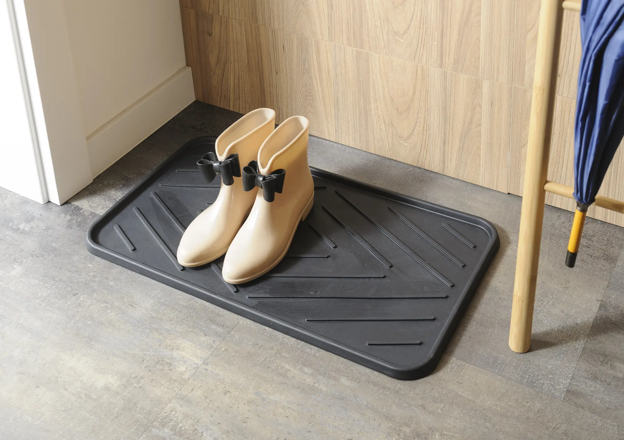 Ociekacz na buty Eco Simple 63 x 35 cm czarny z recyklingu - 2