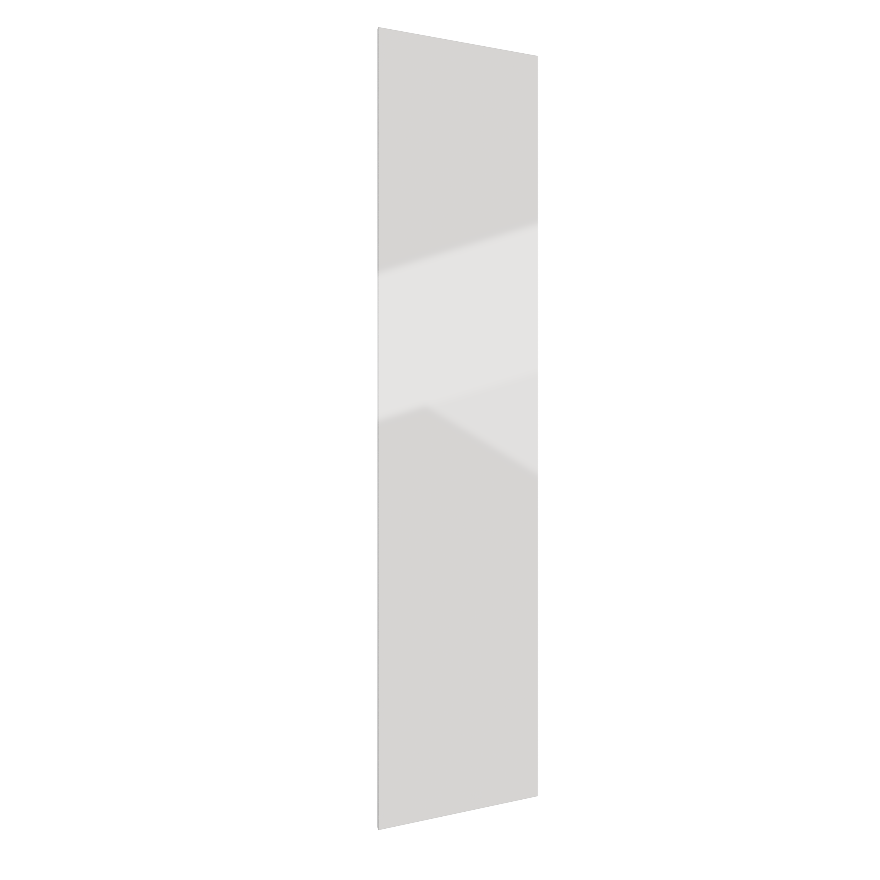 Front szafy lakierowany Delos 50 x 225.6 cm szary połysk