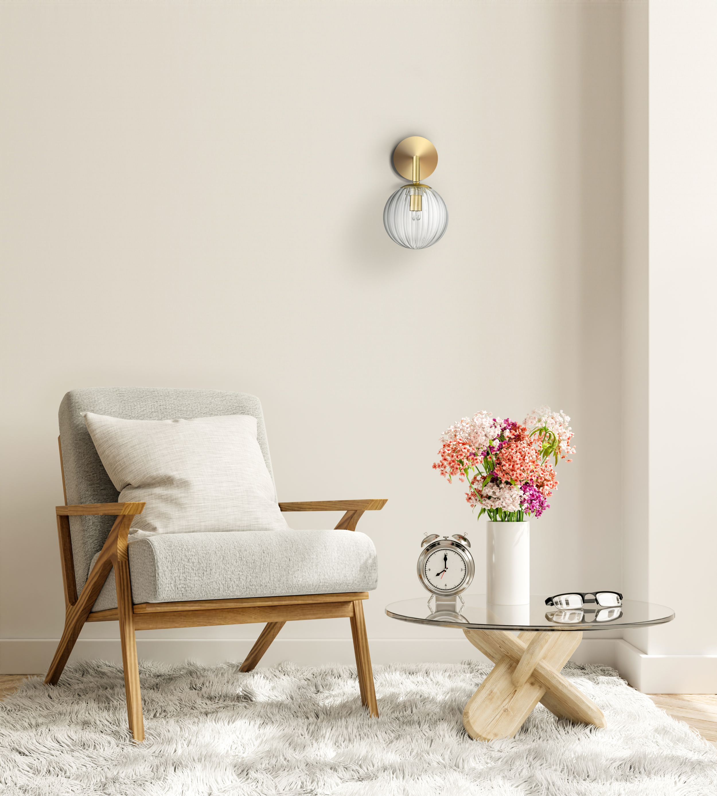 Kinkiet Arette złoty E14 Light Prestige