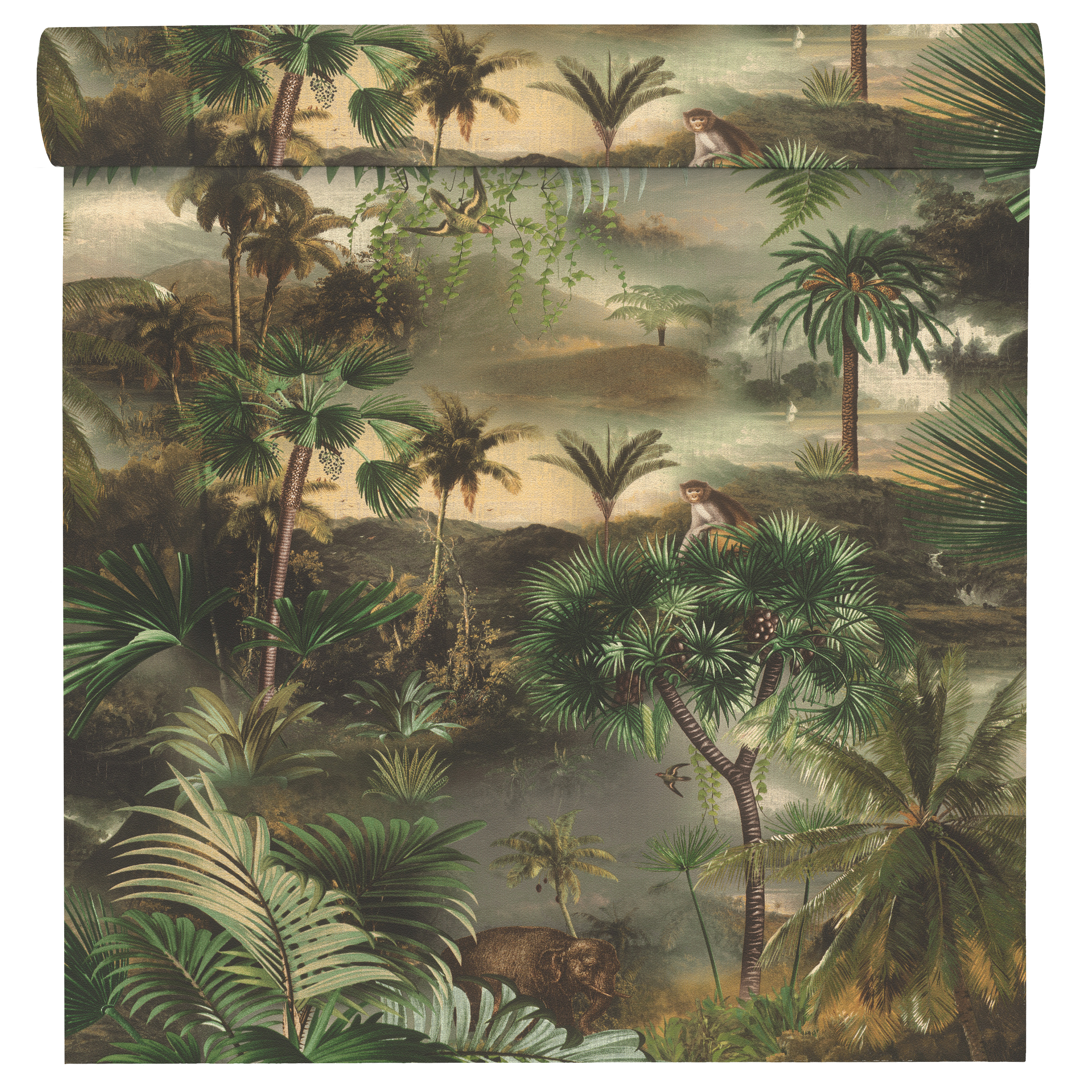 Tapeta Jungle 692600 zielona winylowa na flizelinie